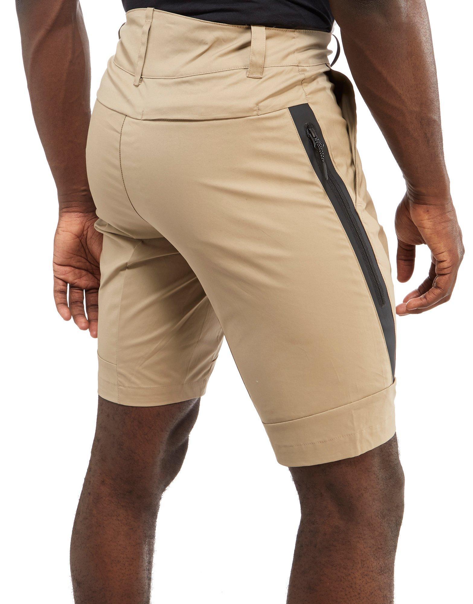 Nike Cotton Tech Chino Shorts in Khaki (Natural) for Men - Lyst