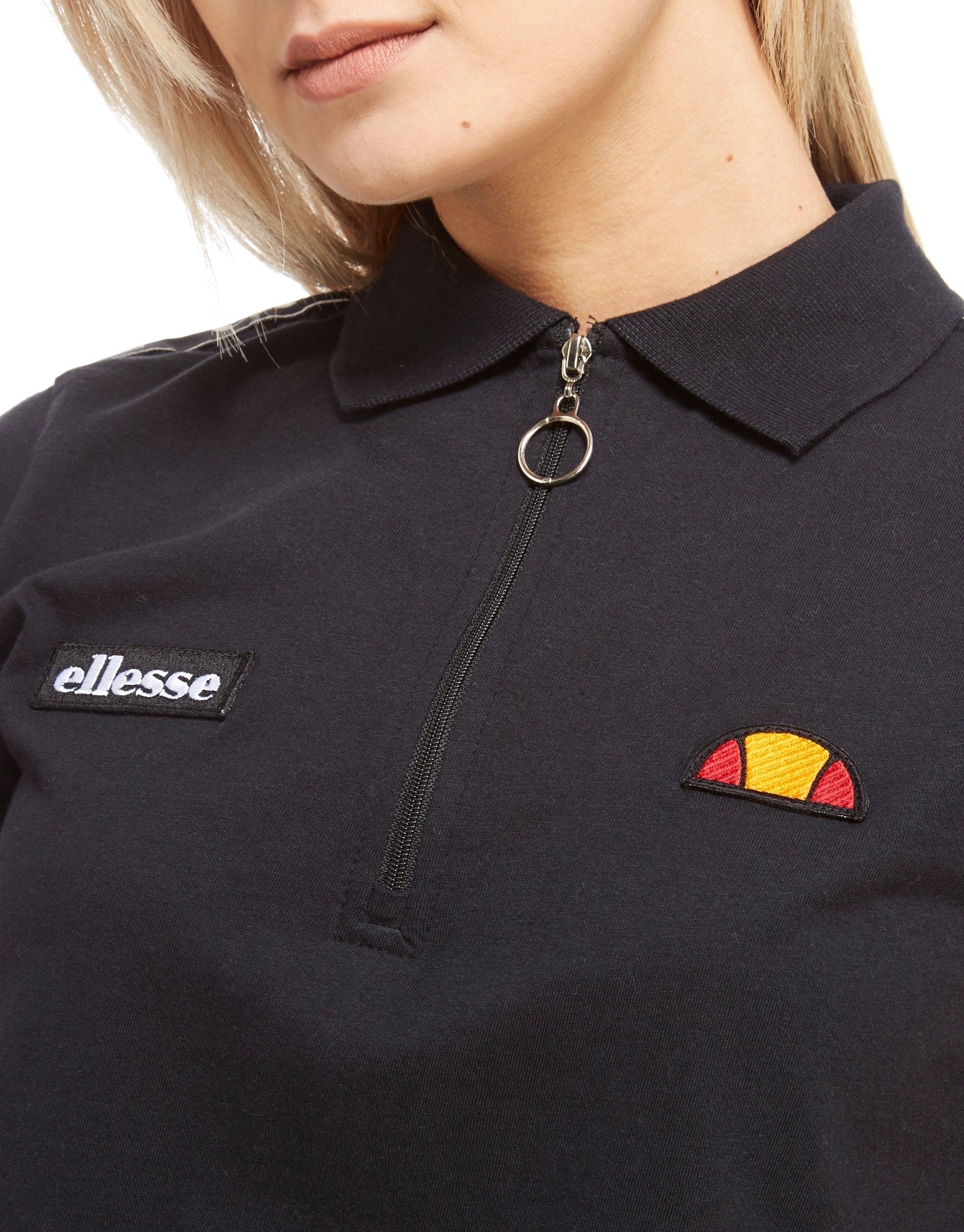 ellesse polo crop top