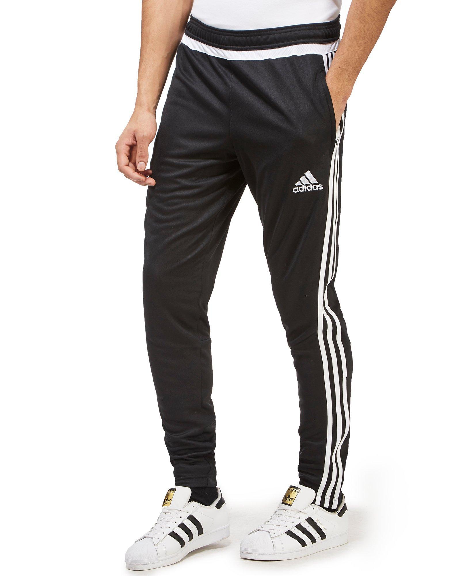 adidas Synthetic Tiro 15 Poly Training Pants in Black/White (Black) for ...