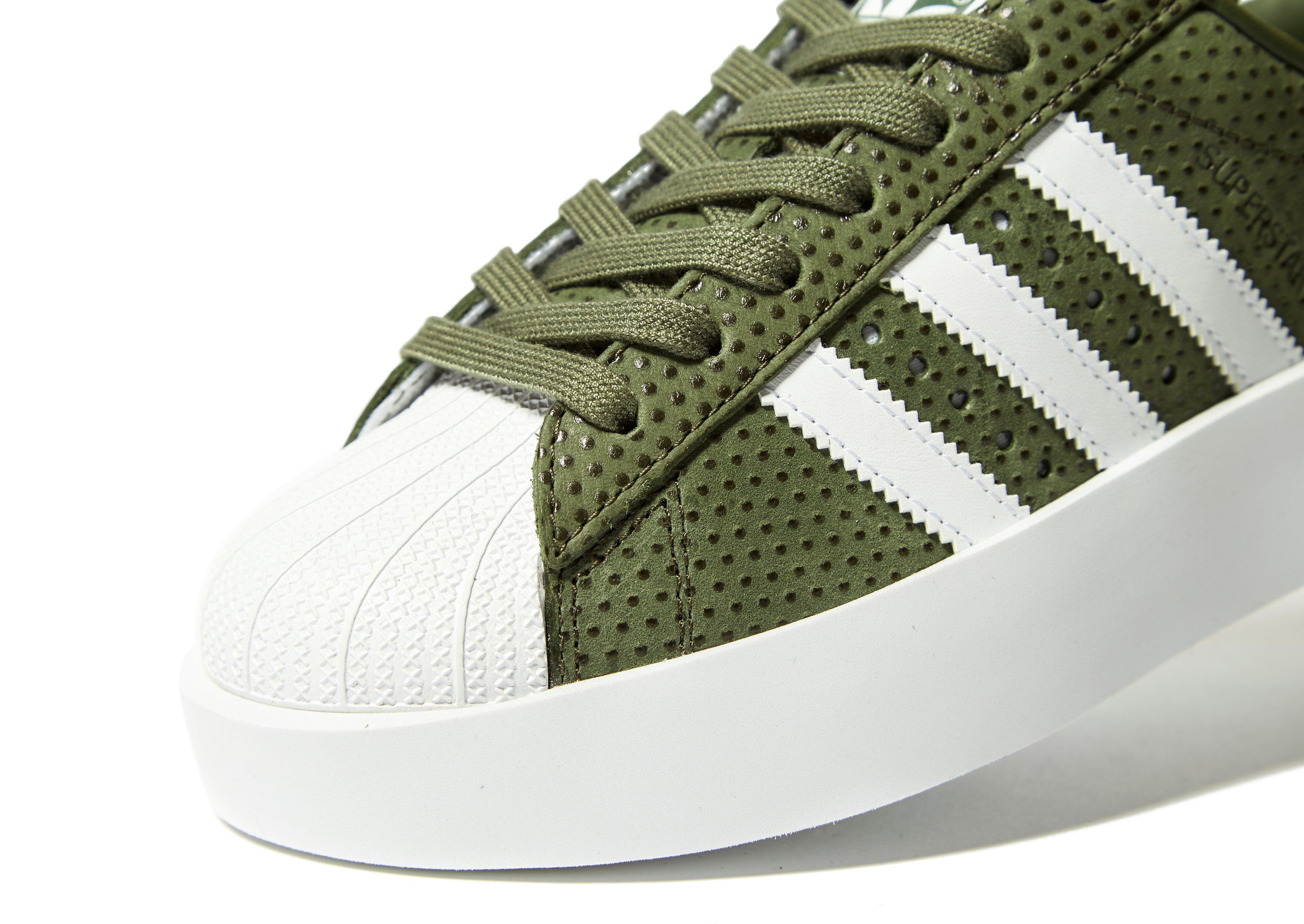 adidas superstar bold green