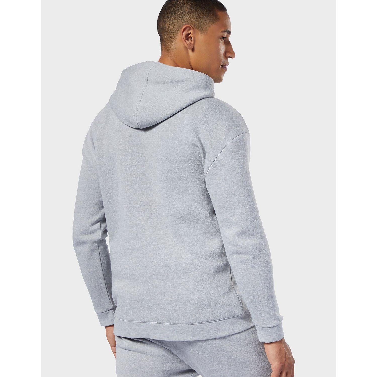 Download Reebok Fleece Marble Melange Hoodie in Gray for Men - Lyst