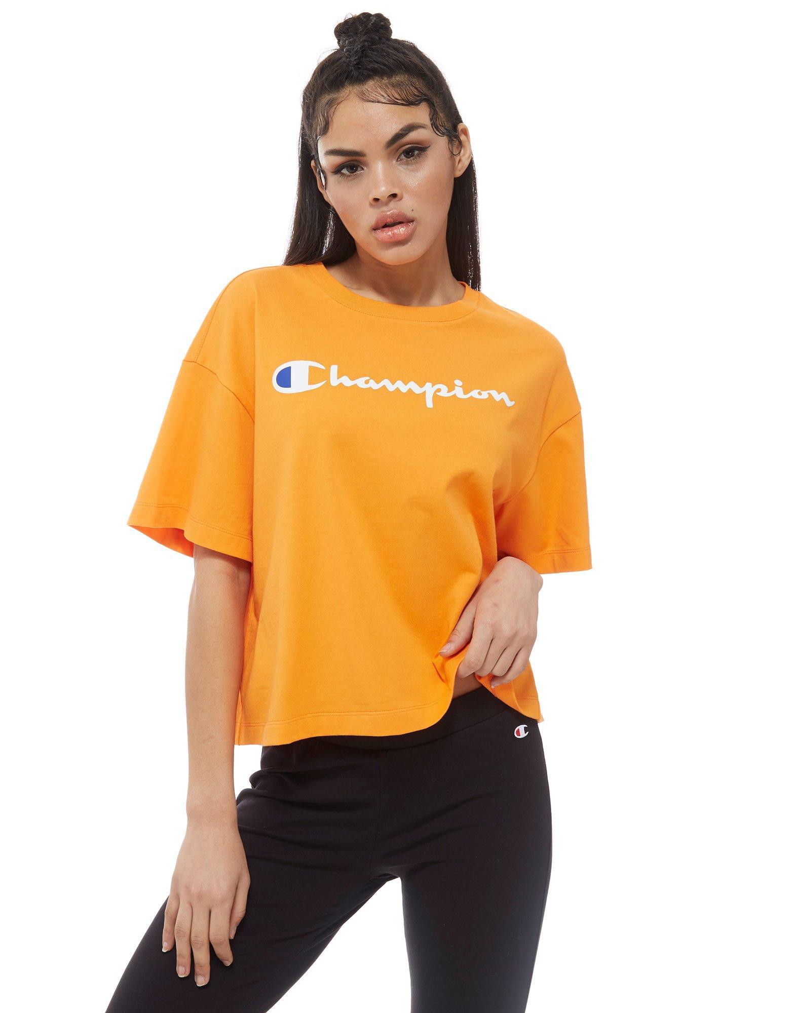 champion orange tee