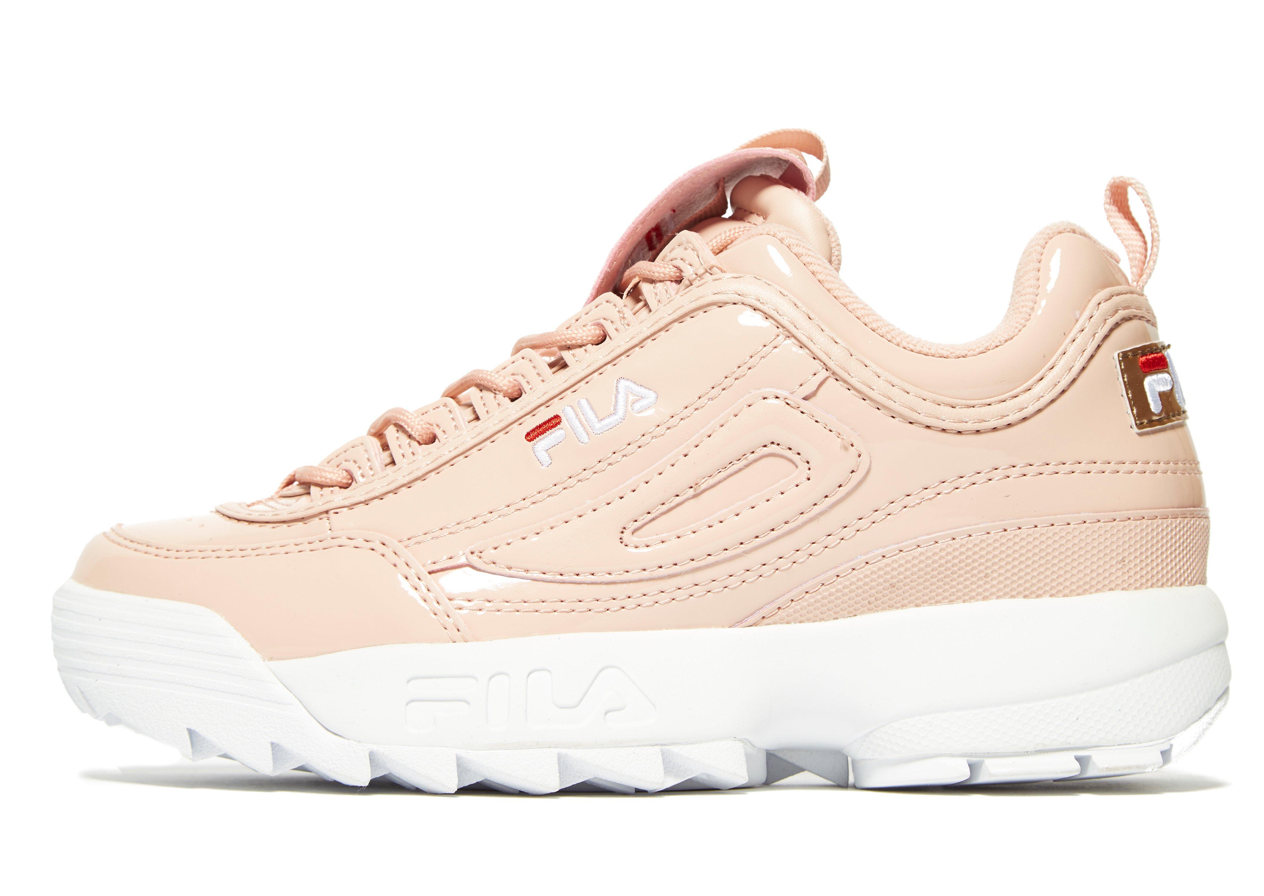 Fila Leather Disruptor Ii in Pink/White (Pink) - Lyst
