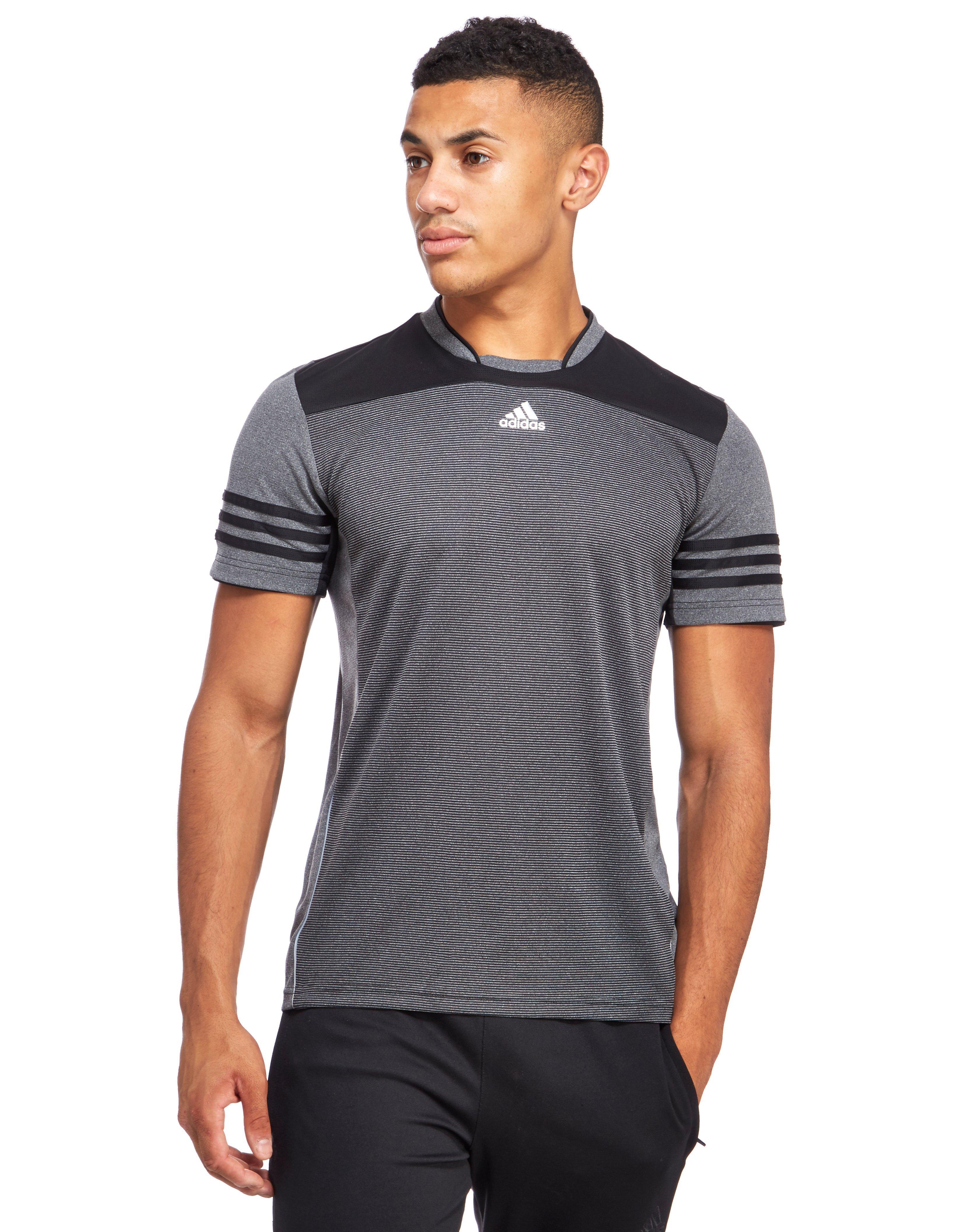 adidas Synthetic Gym T-shirt in Black 