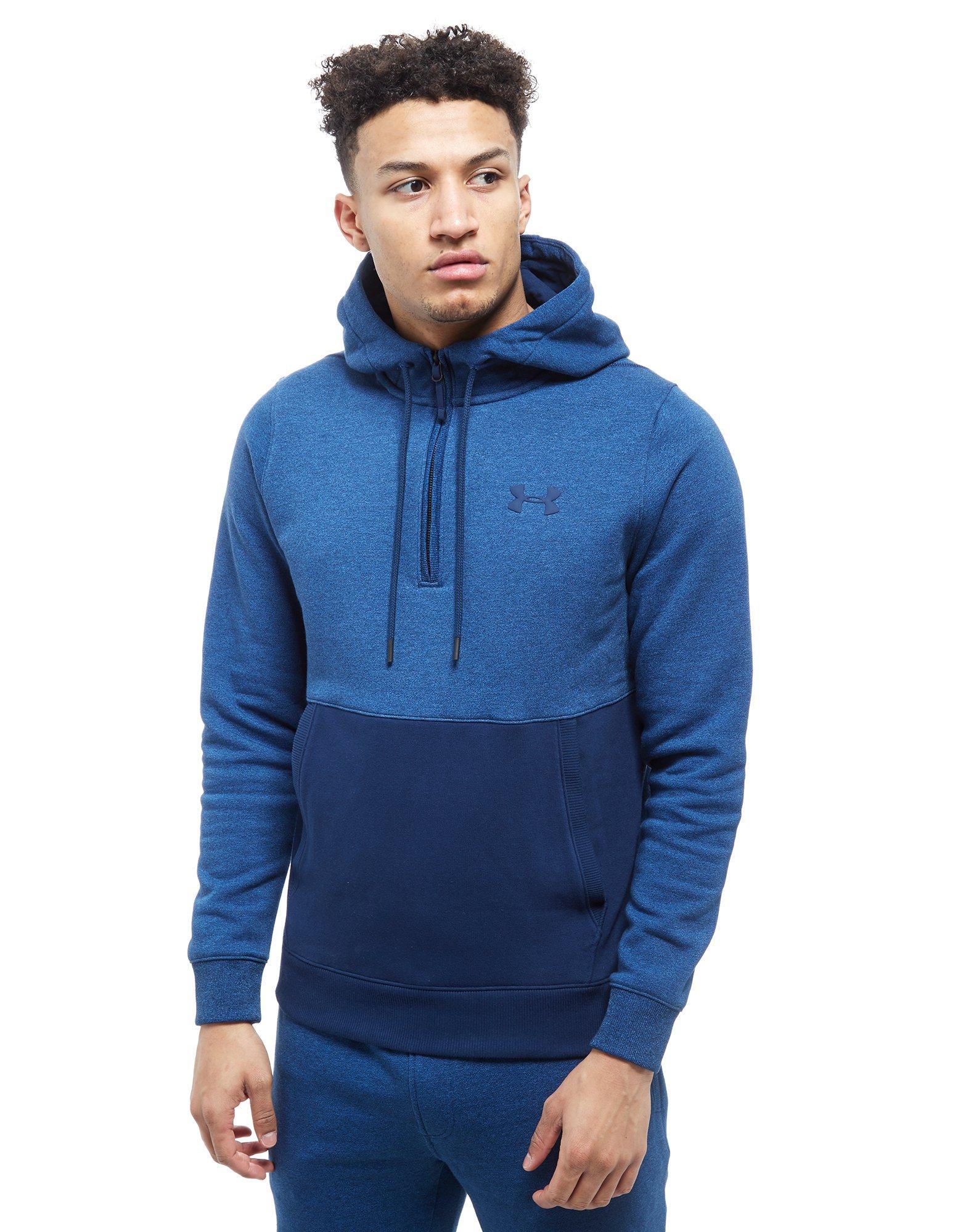 under armour threadborne half zip hoodie