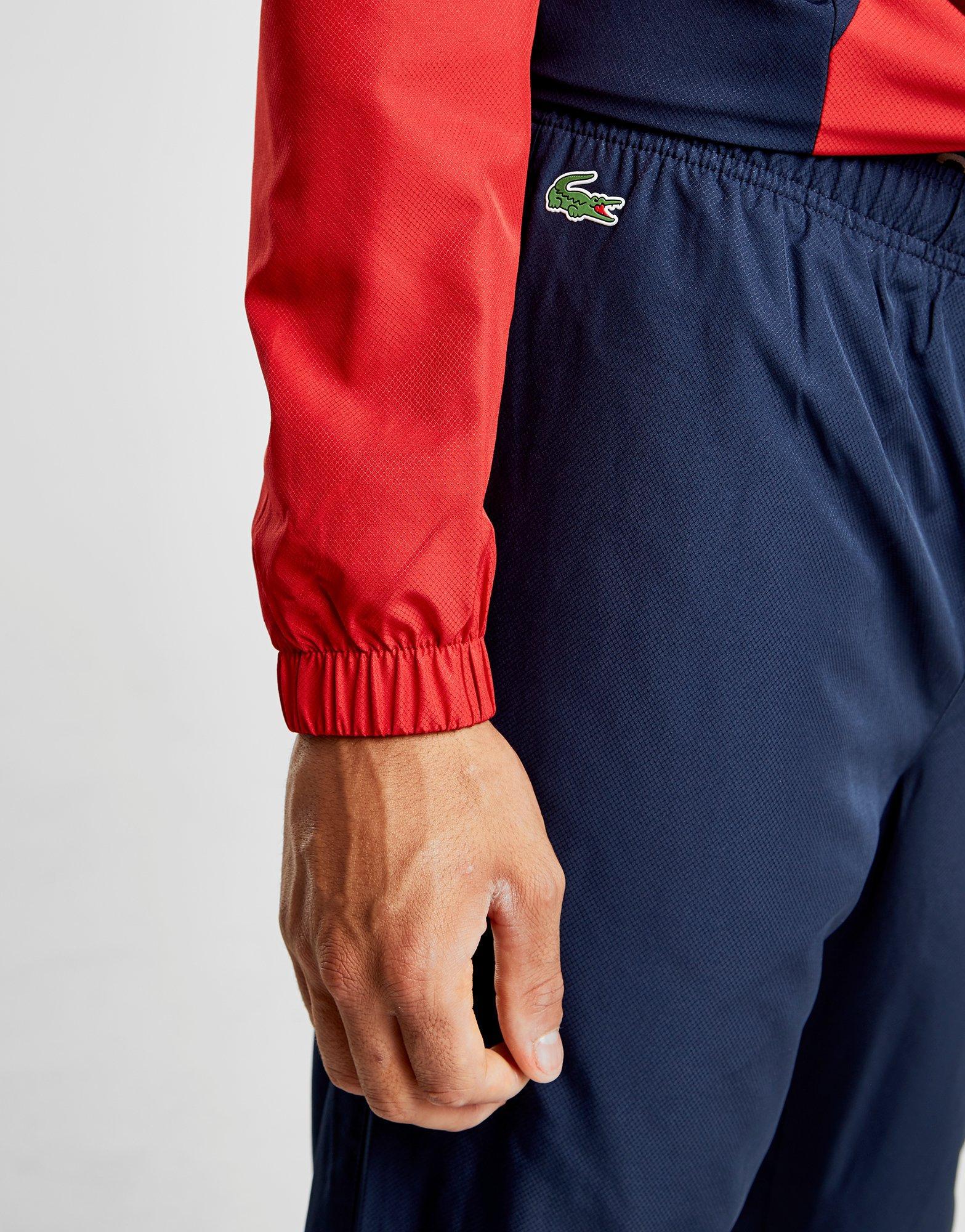 lacoste side panel tracksuit