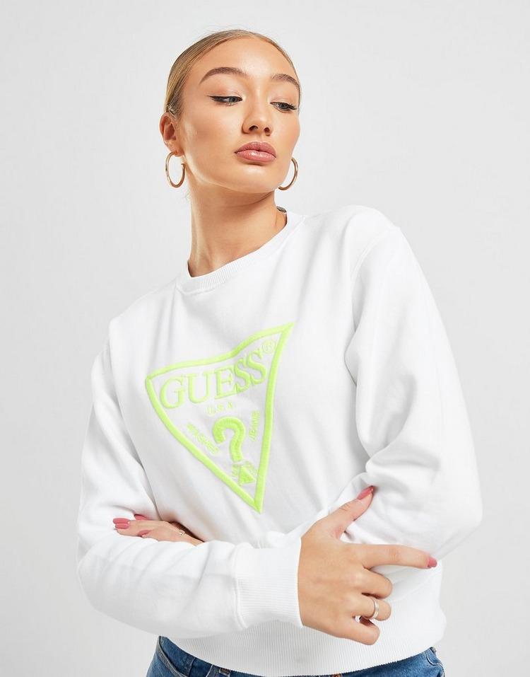 guess triangle sweatshirt