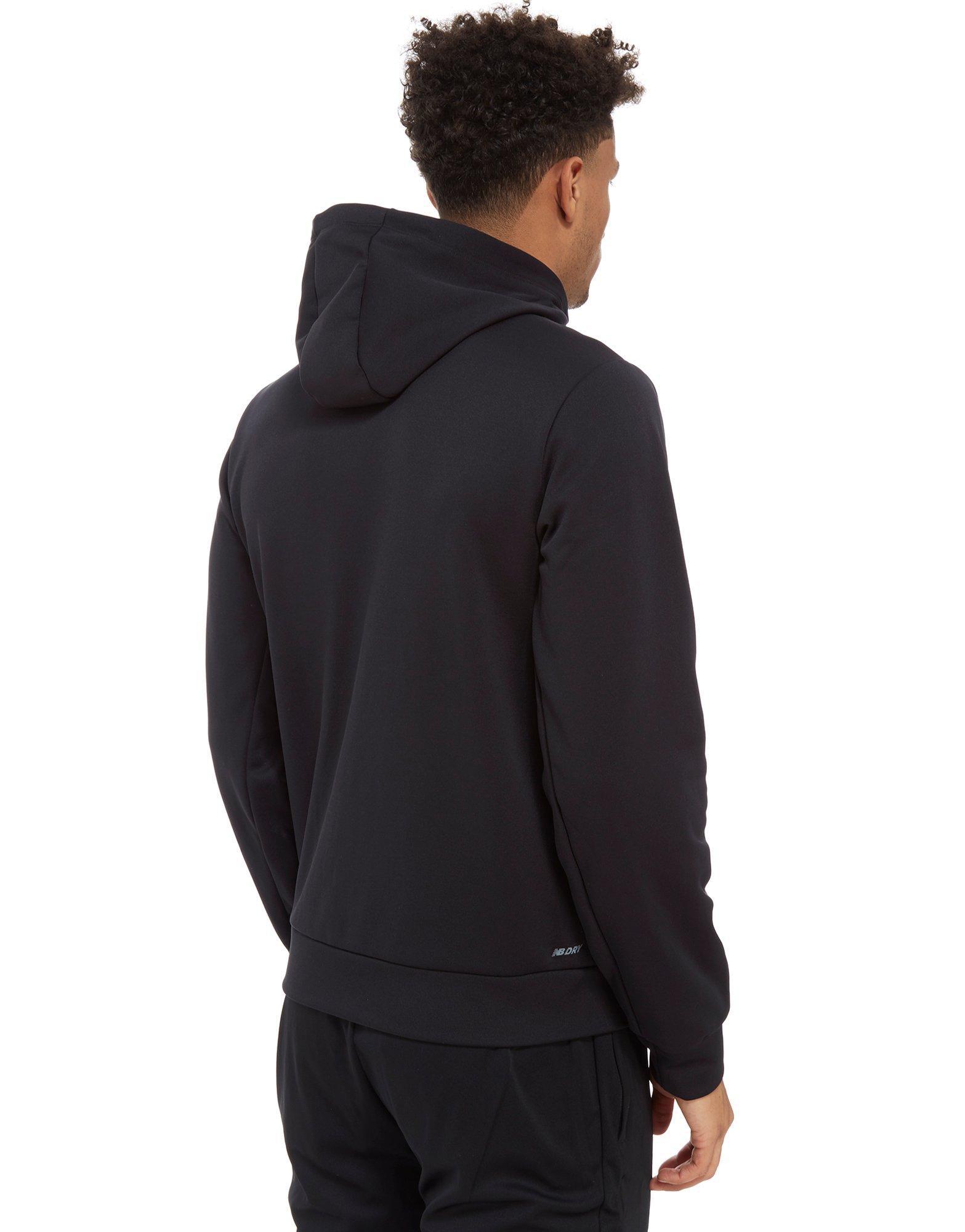 new balance core full zip poly hoodie