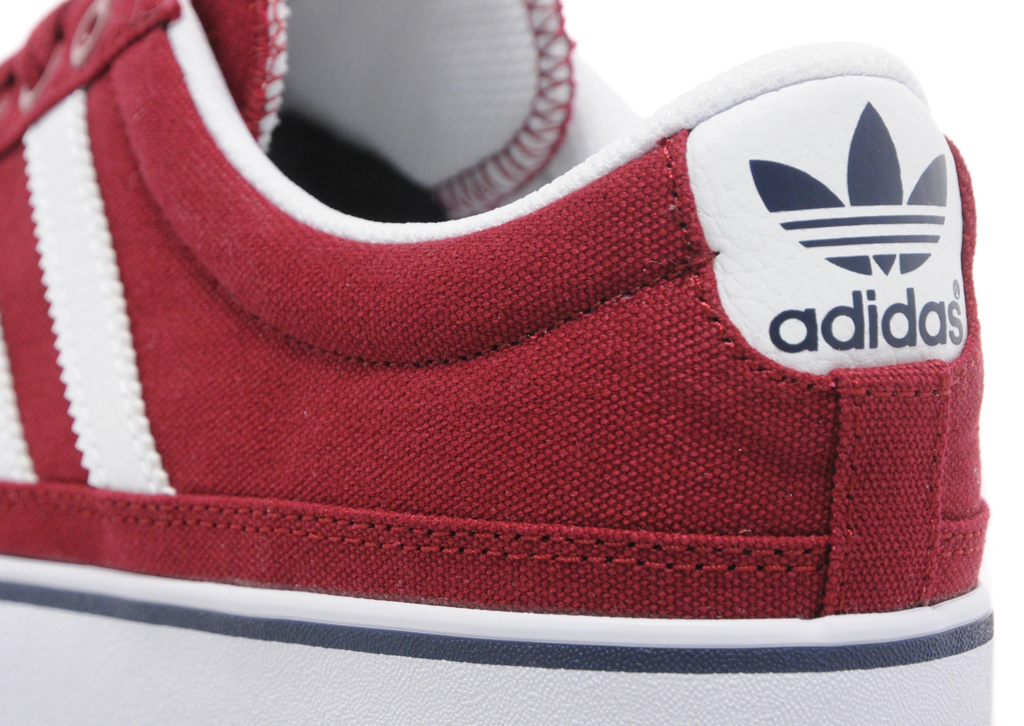 adidas Originals Canvas Rayado Lo in Red/White (Red) for Men - Lyst