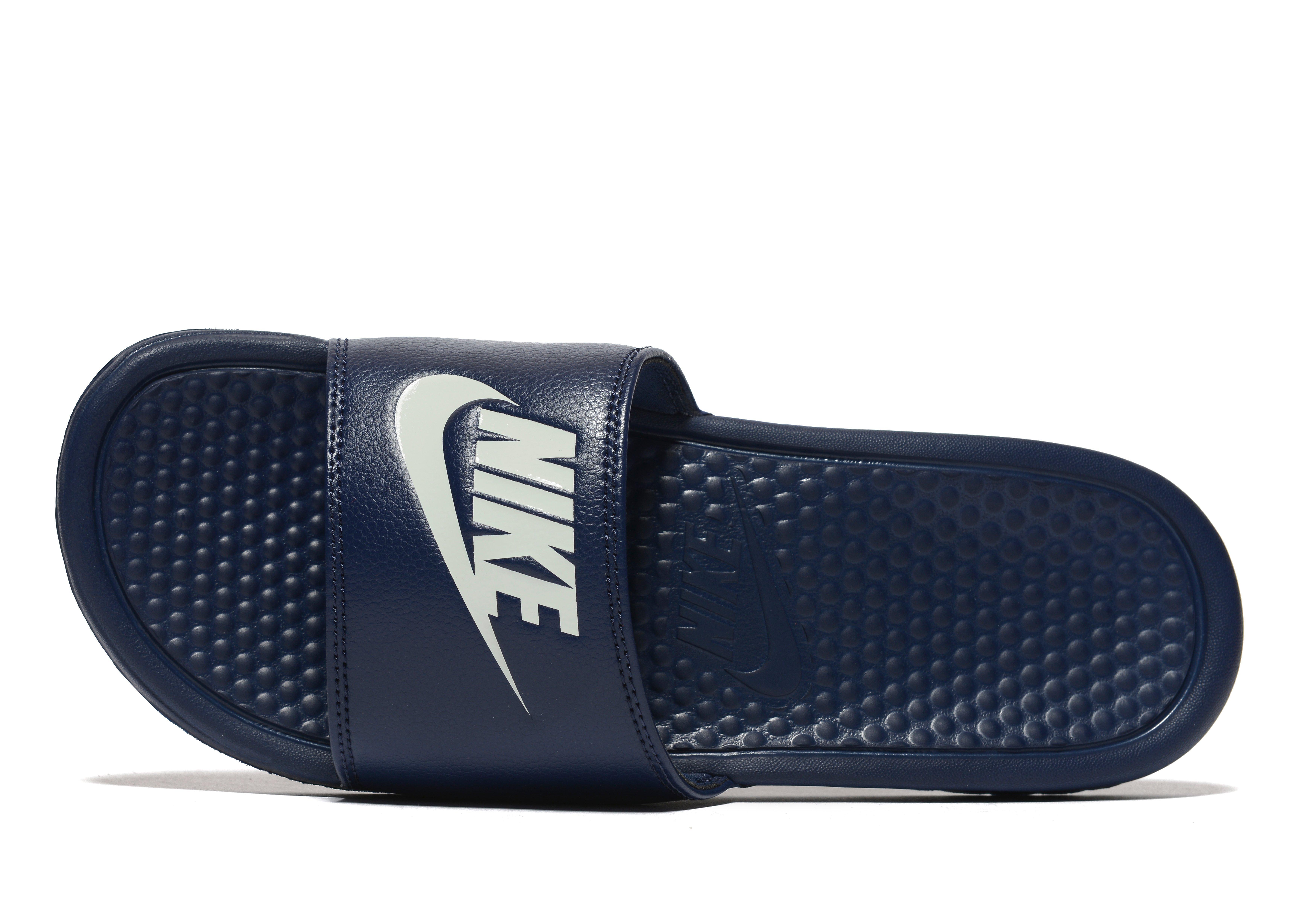 nike benassi blue