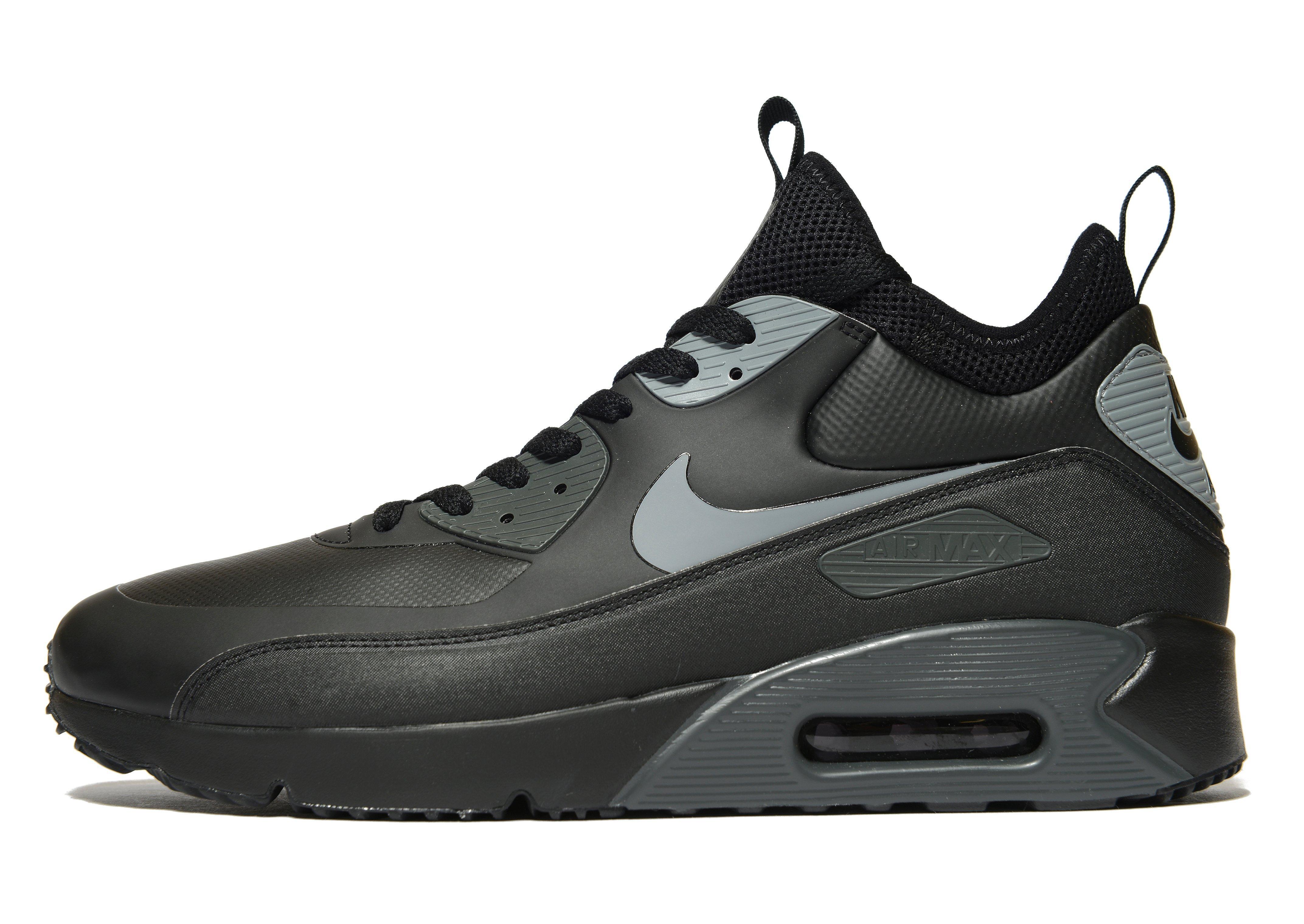 Nike Rubber Air Max 90 Ultra Mid Winter in Black for Men - Lyst