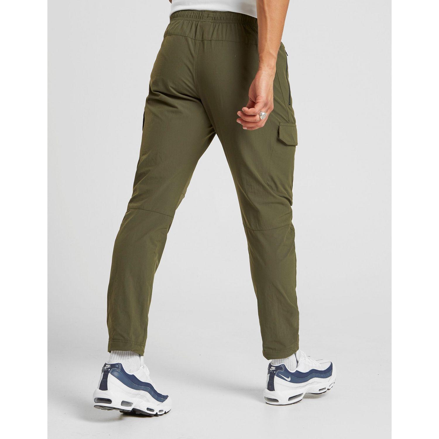 Nike Cotton Air Max Cargo Track Pants in Green for Men - Lyst