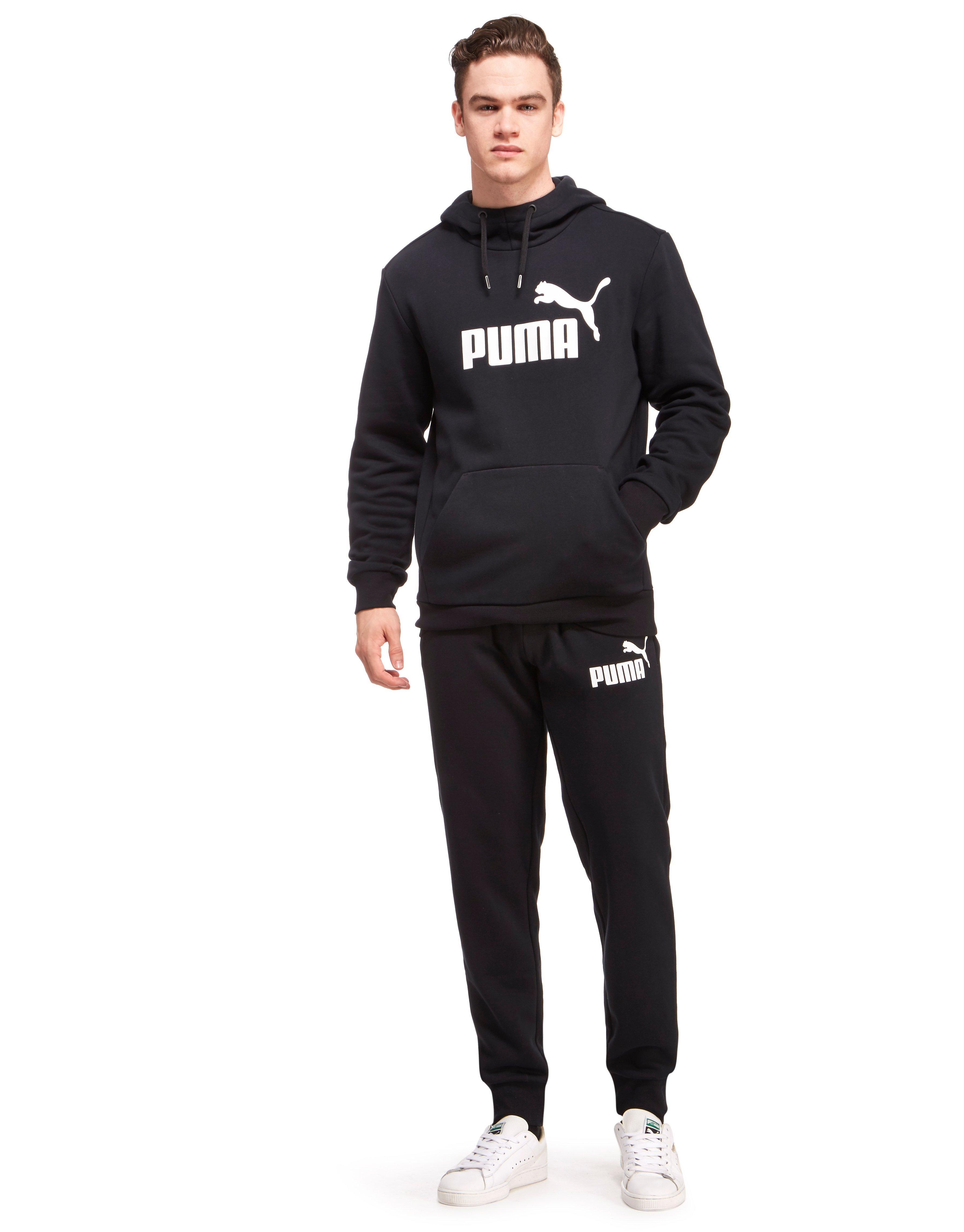 puma core logo pants black