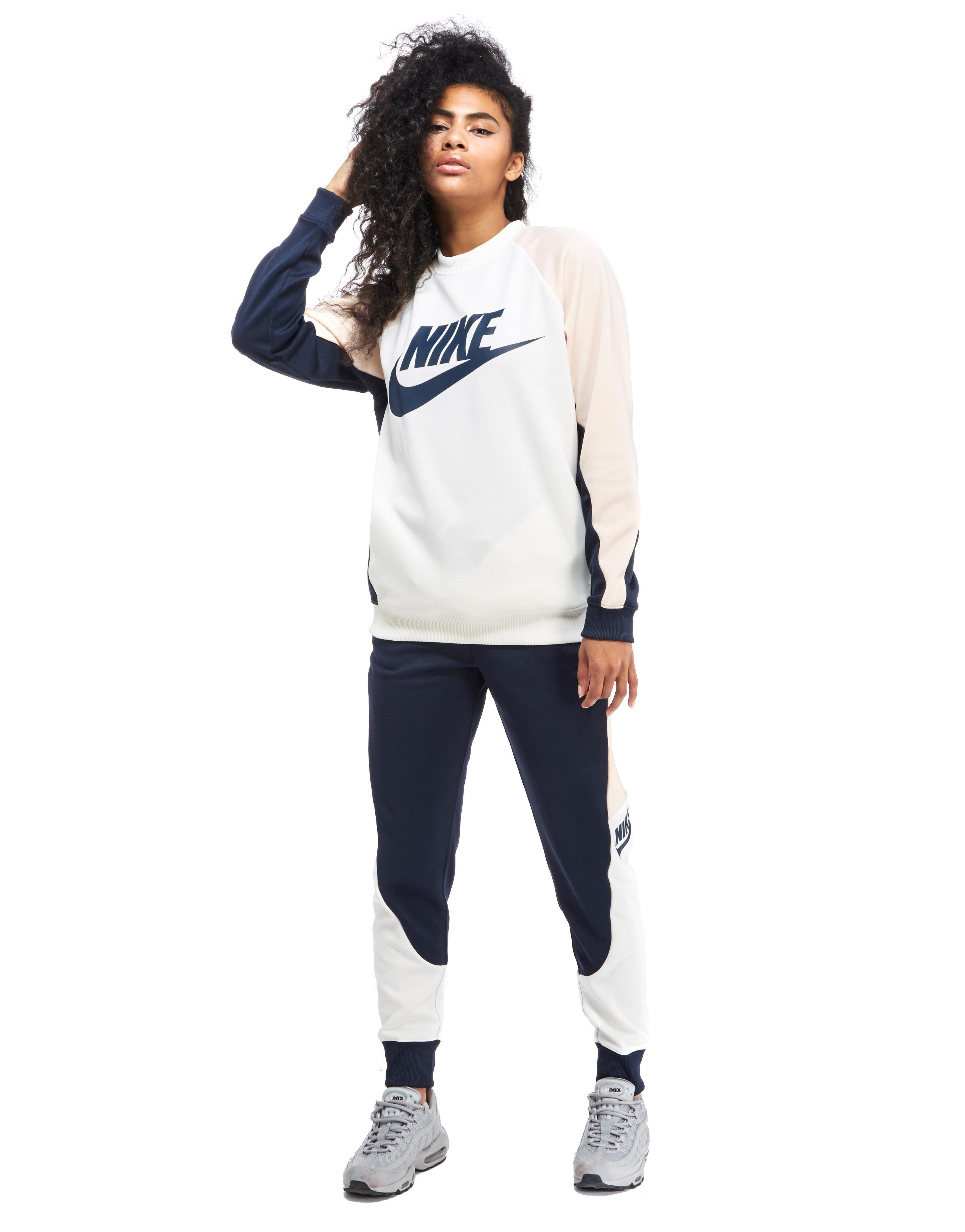 Nike poly colour block track pants Clearance