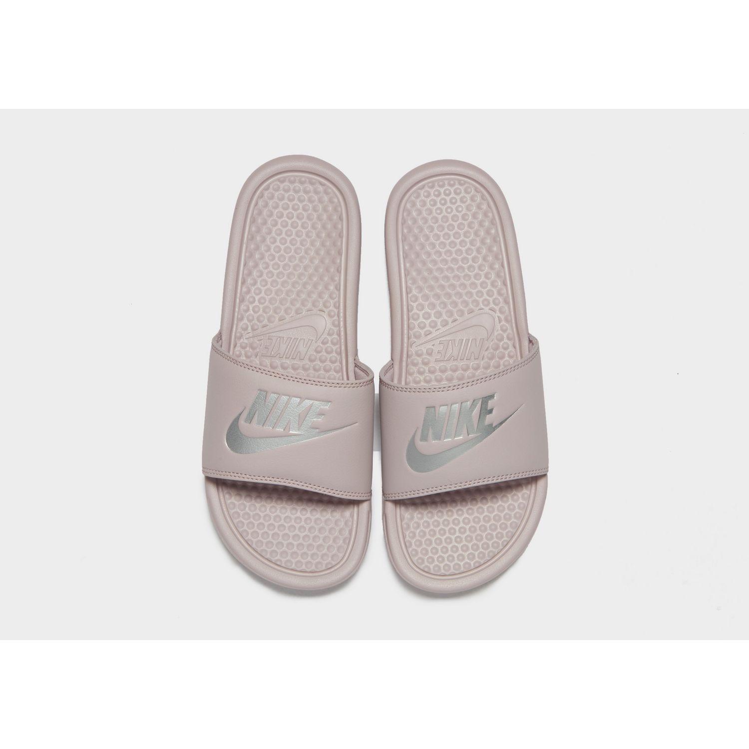 nike benassi pink