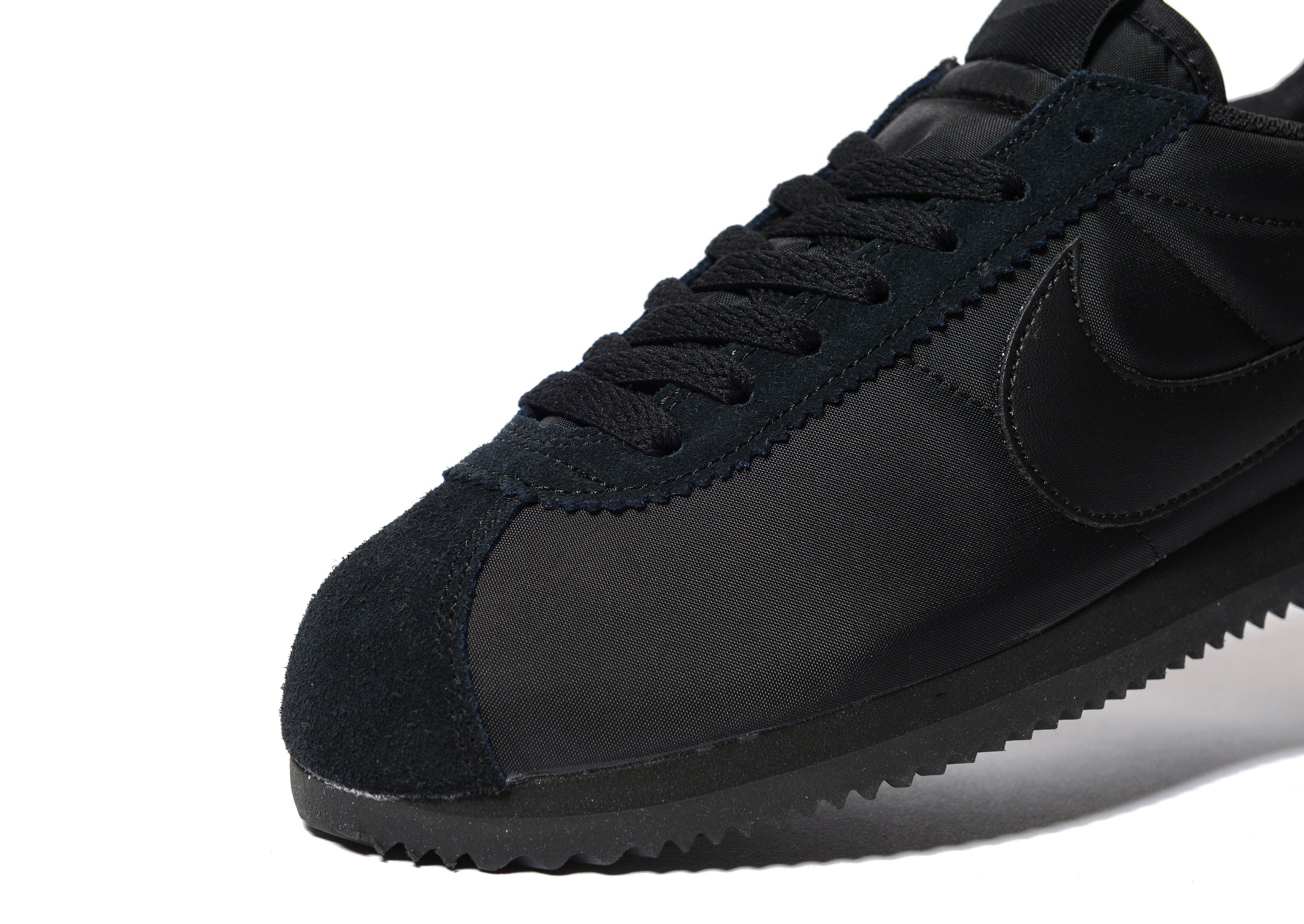 Nike Leather Classic Cortez in Black for Men - Lyst