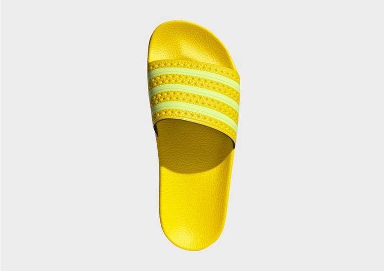 adidas adilette slides yellow