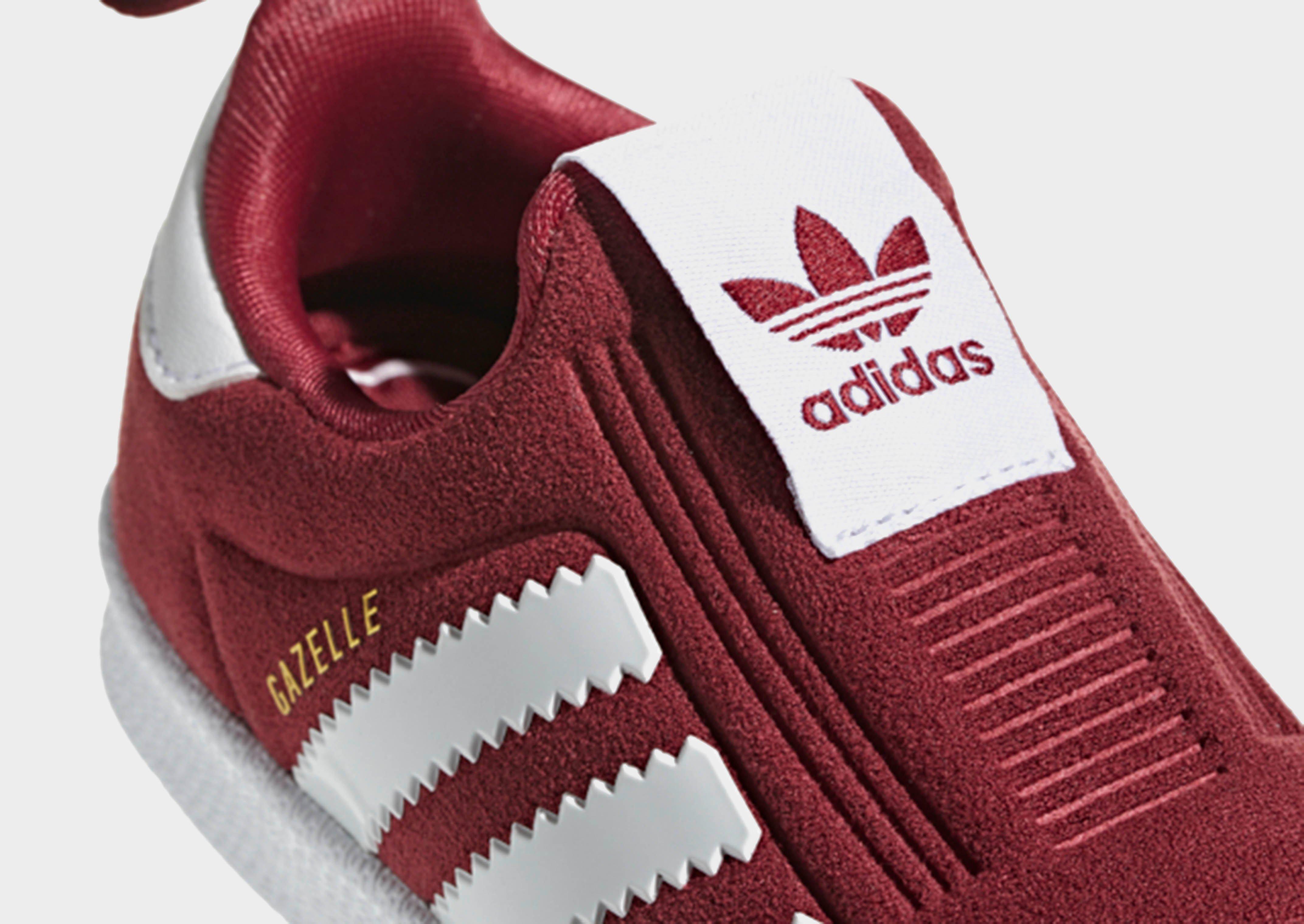 adidas Suede Gazelle 360 Shoes in Red 