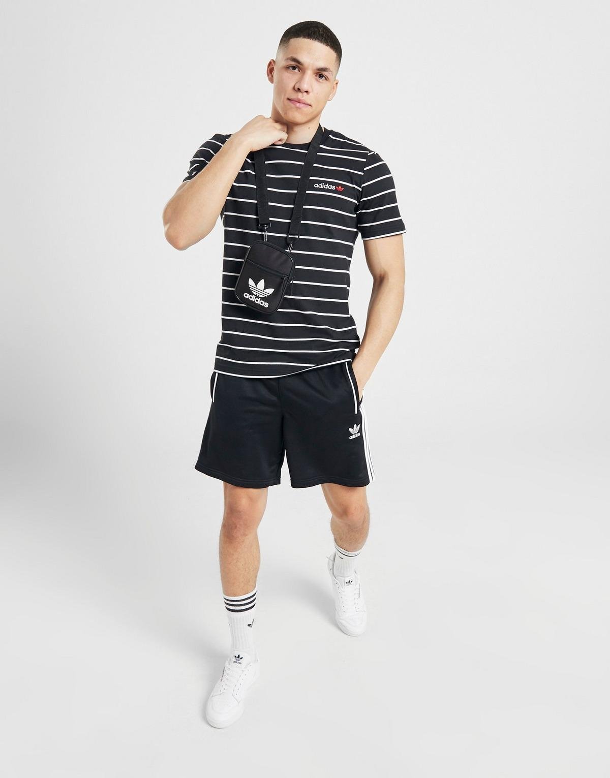 adidas linear stripe t shirt