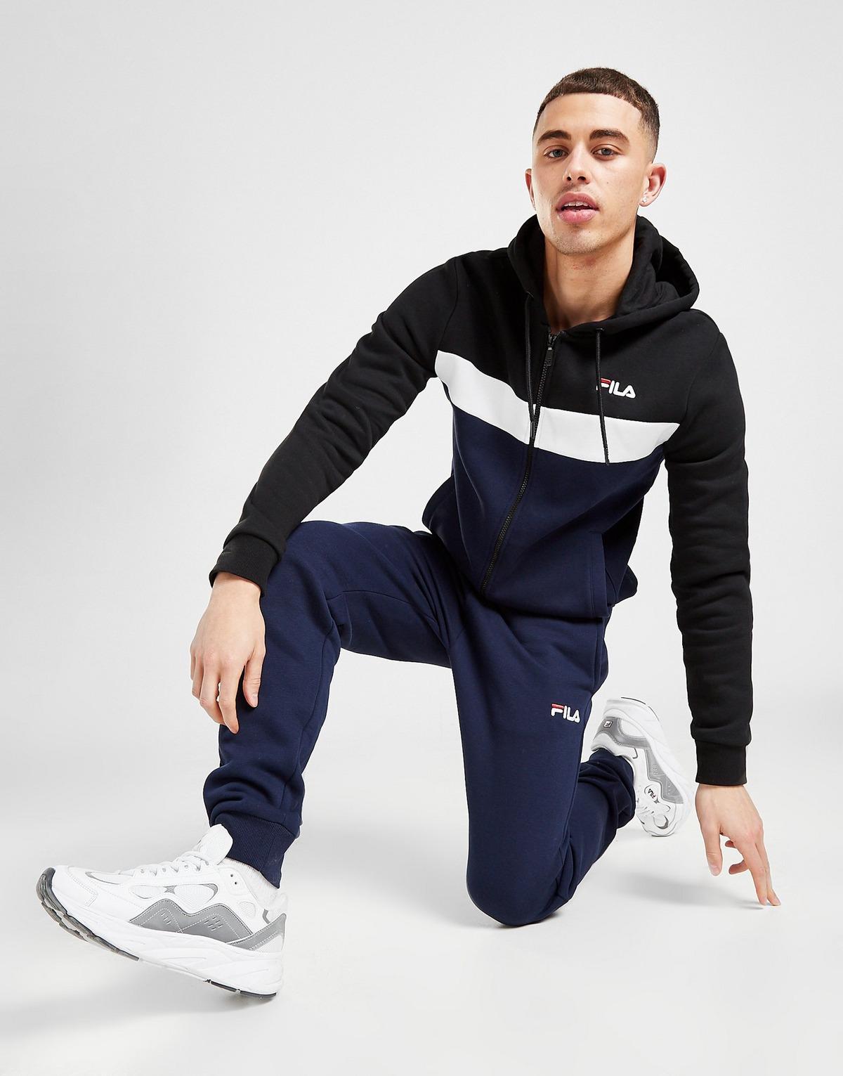 Fila Private Fleece Tracksuit in Navy (Blue) for Men - Lyst