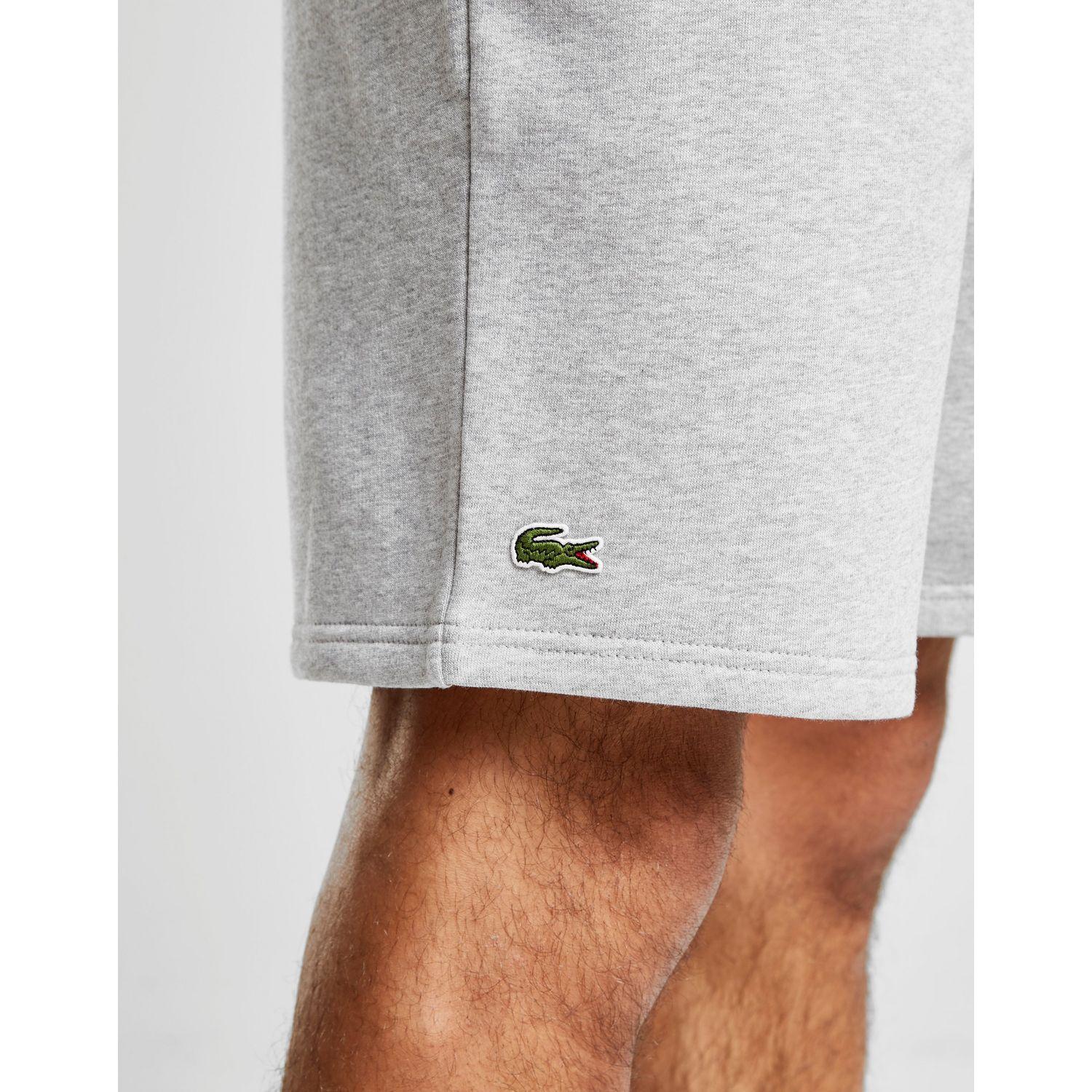 lacoste fleece core shorts