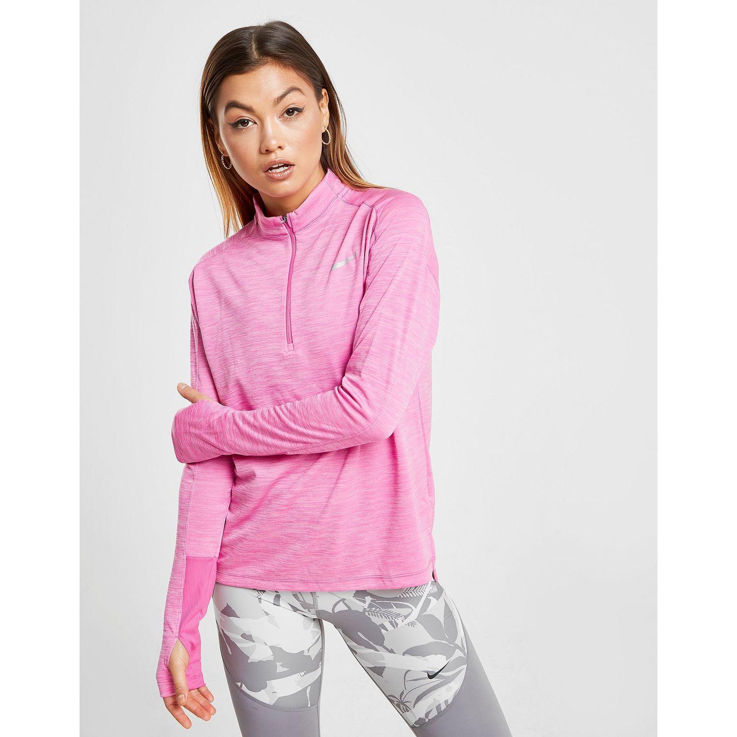 nike running pacer top pink