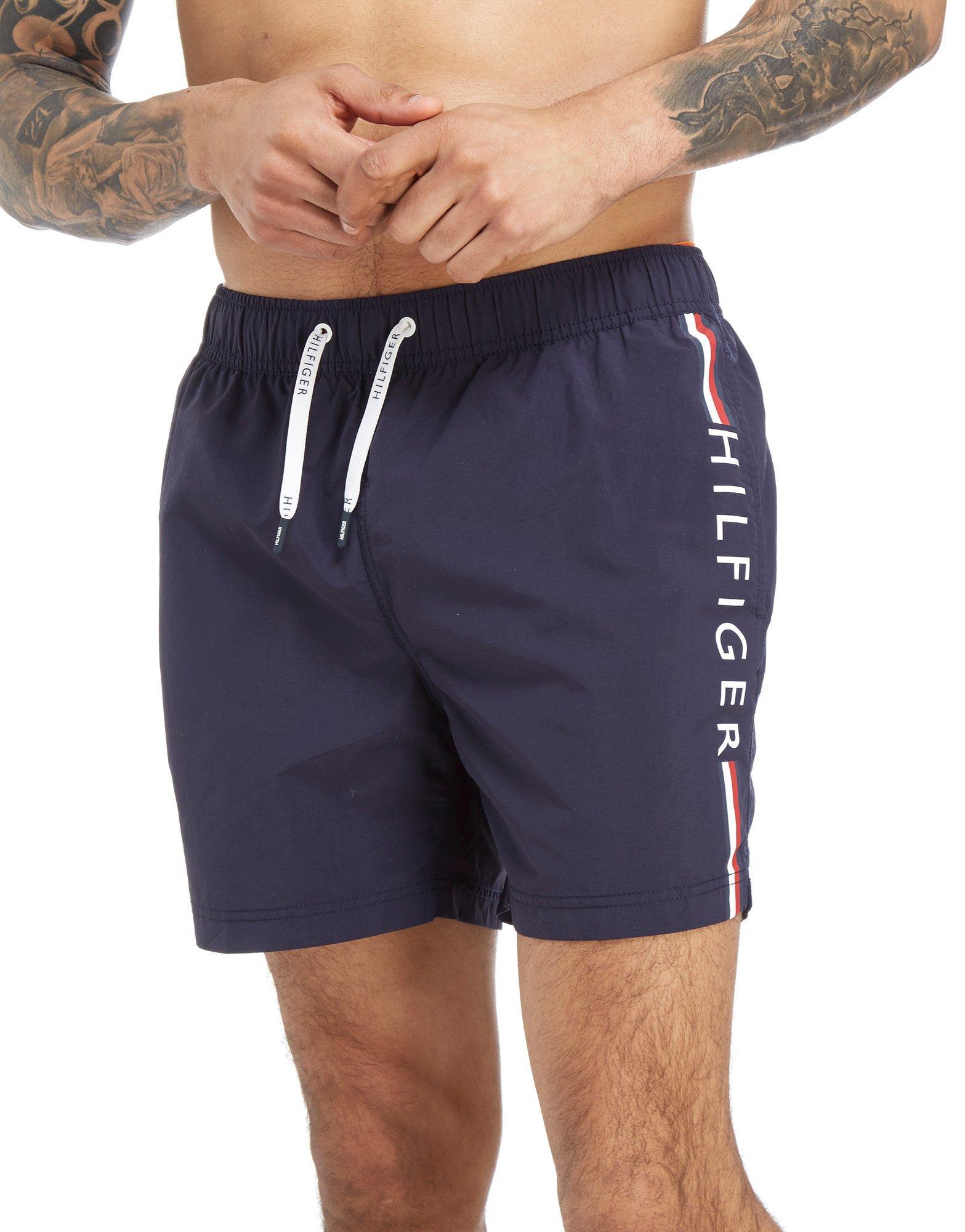 tommy hilfiger navy swim shorts