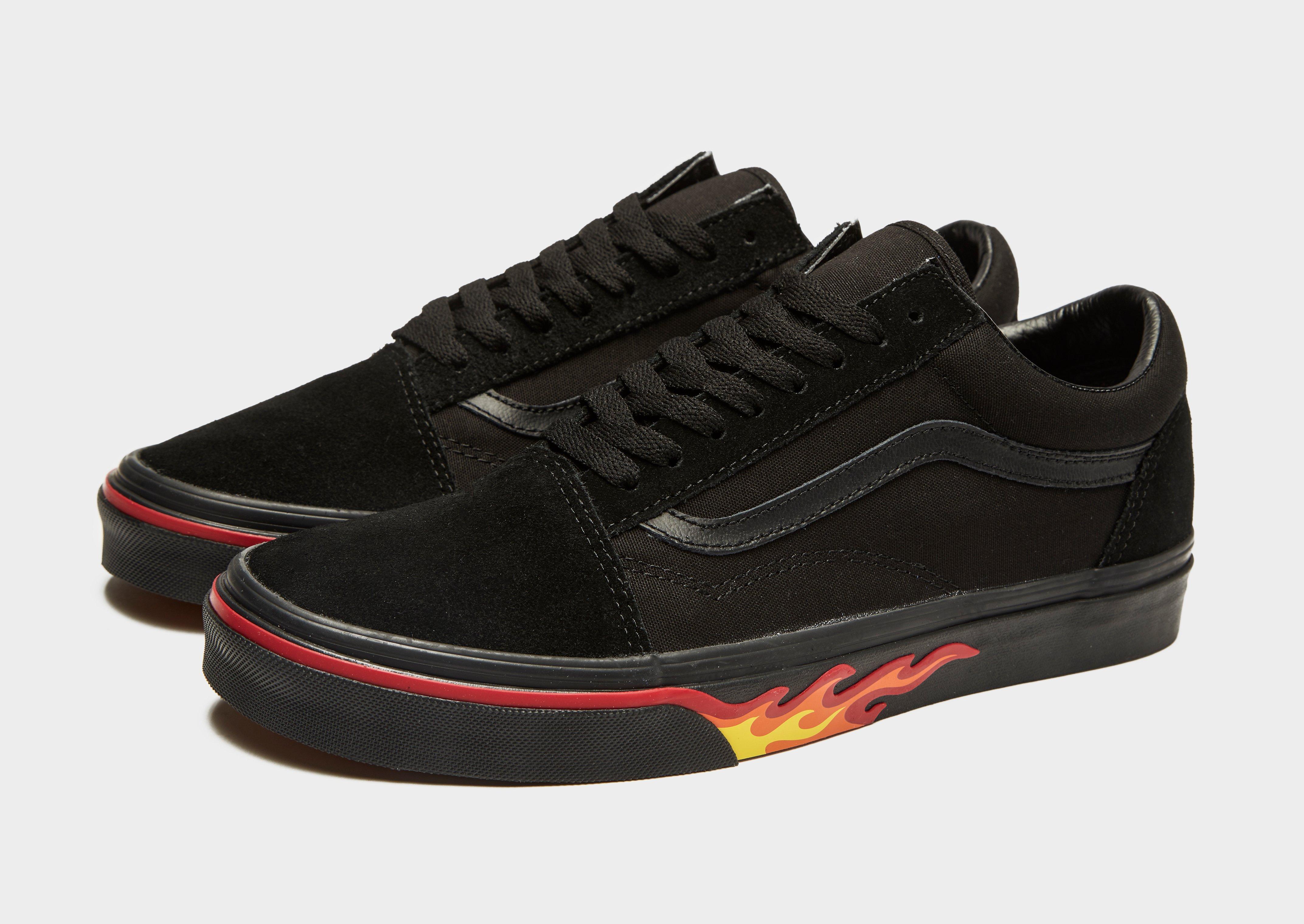 vans flame old skool shoes