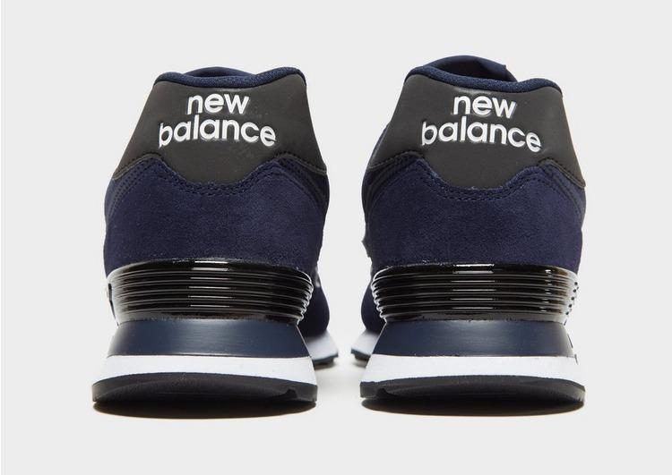 New Balance Suede 574 Ripstop in Navy 