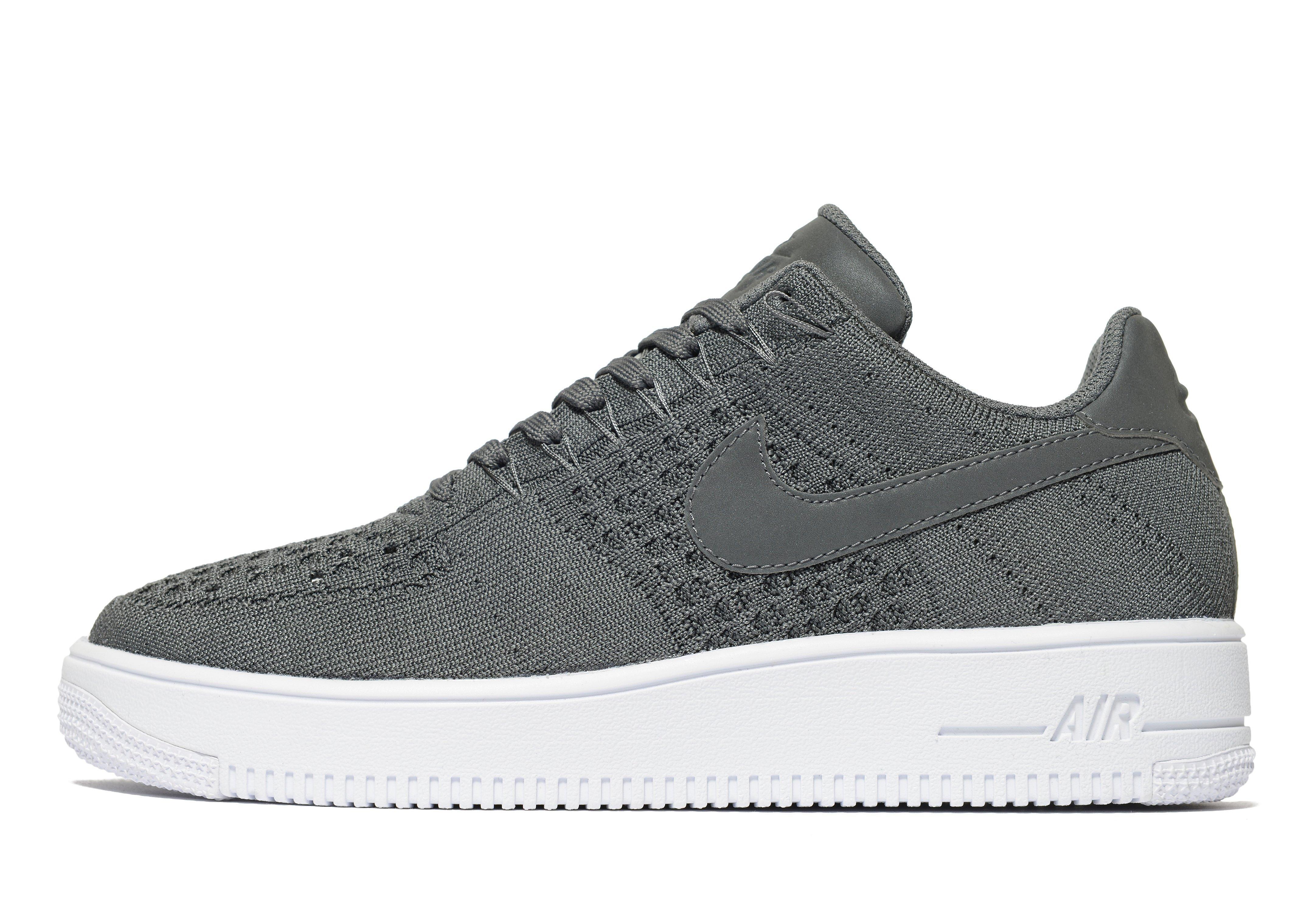 Lyst - Nike Air Force 1 Flyknit in Gray for Men