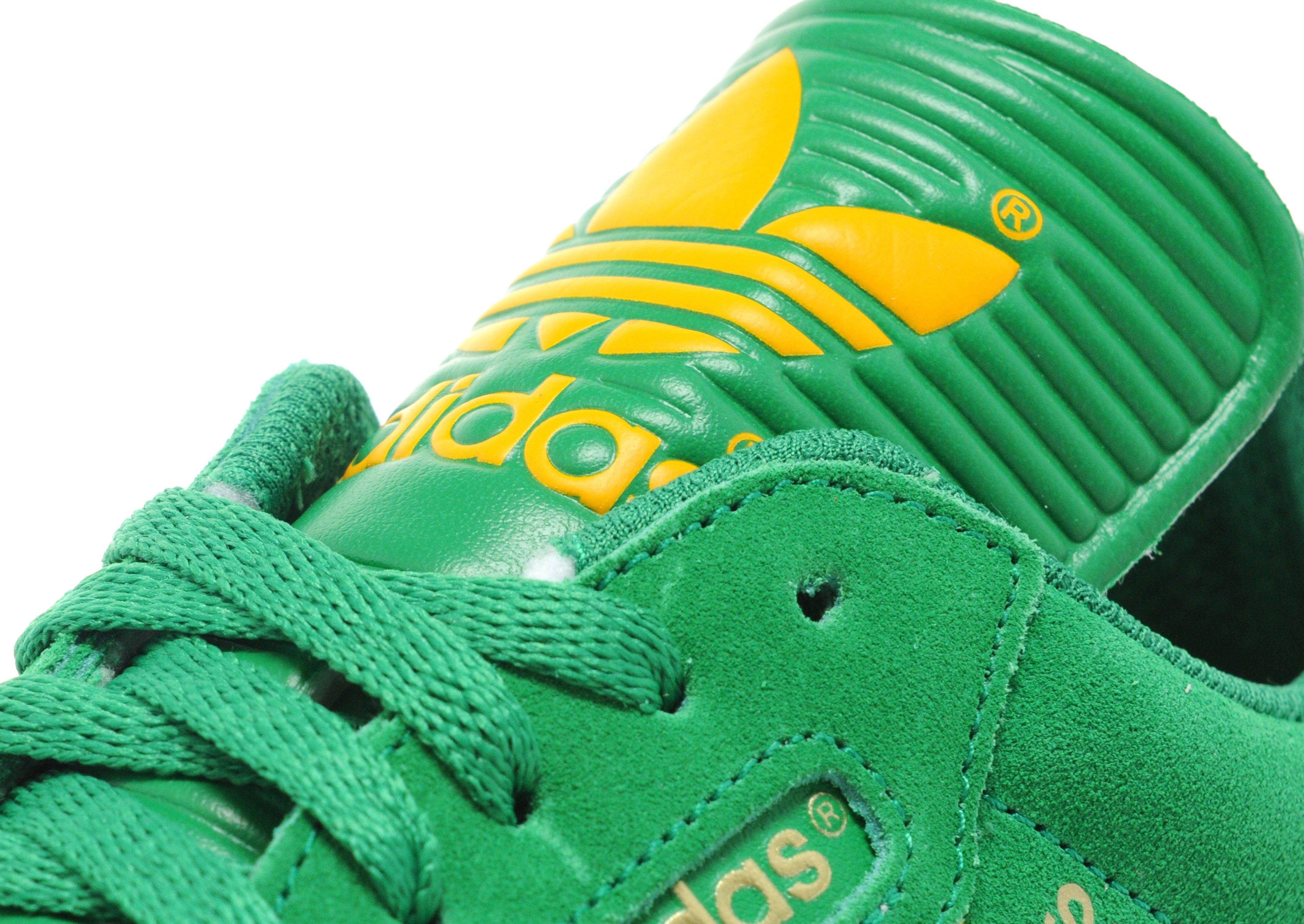 adidas samba green and gold