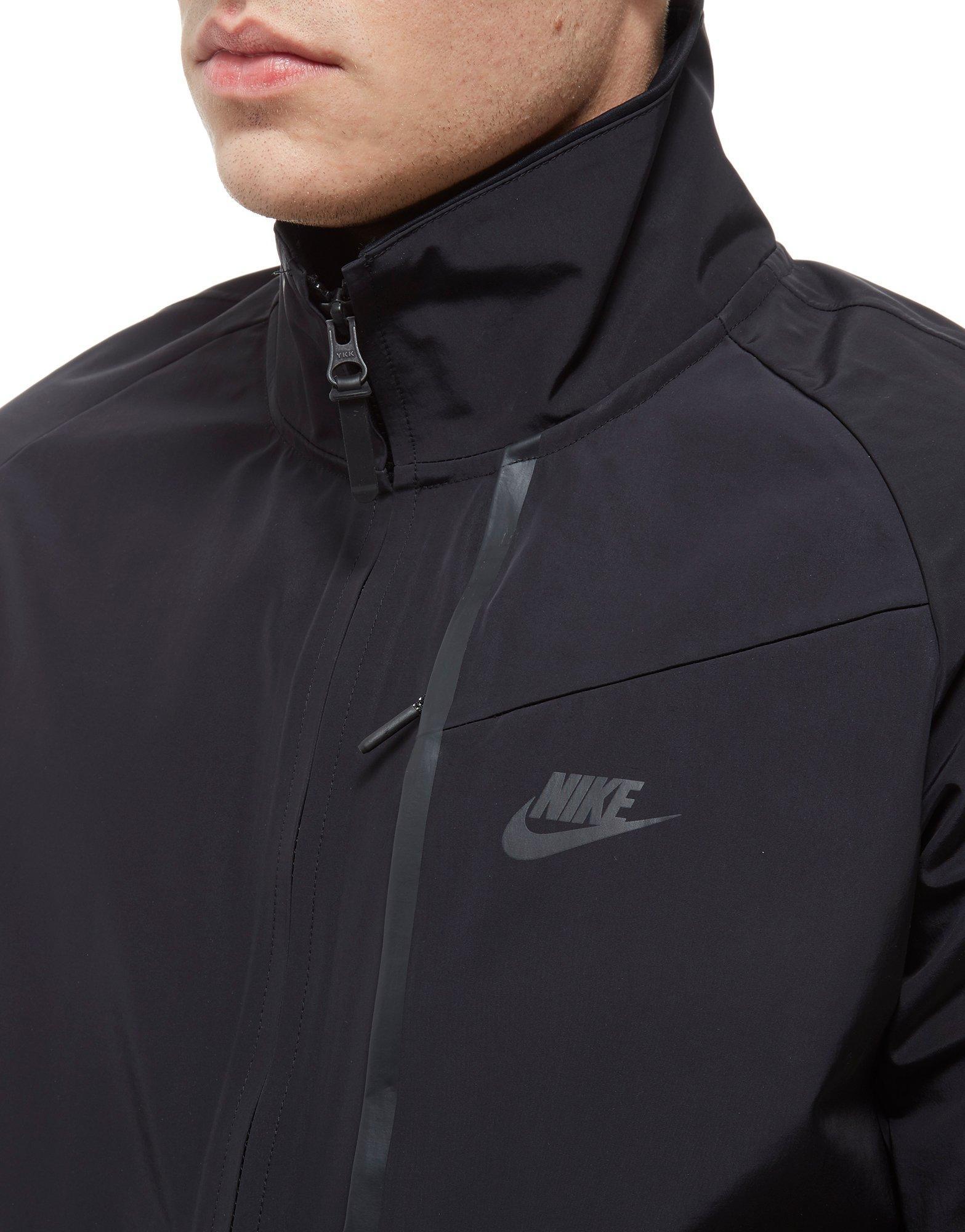 Nike Synthetic Tech Woven Track Jacket in Black for Men - Lyst
