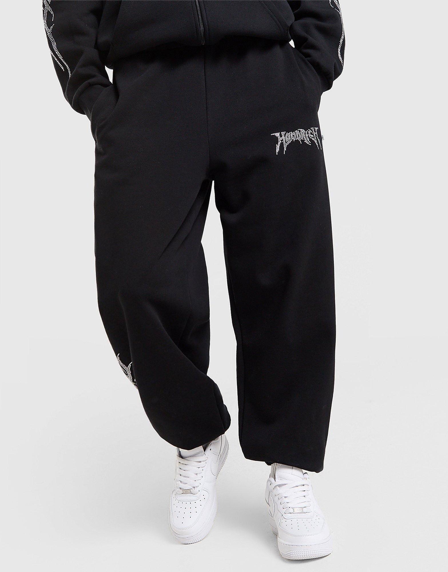 Pantaloni da jogging in felpa nero Puma | La Redoute