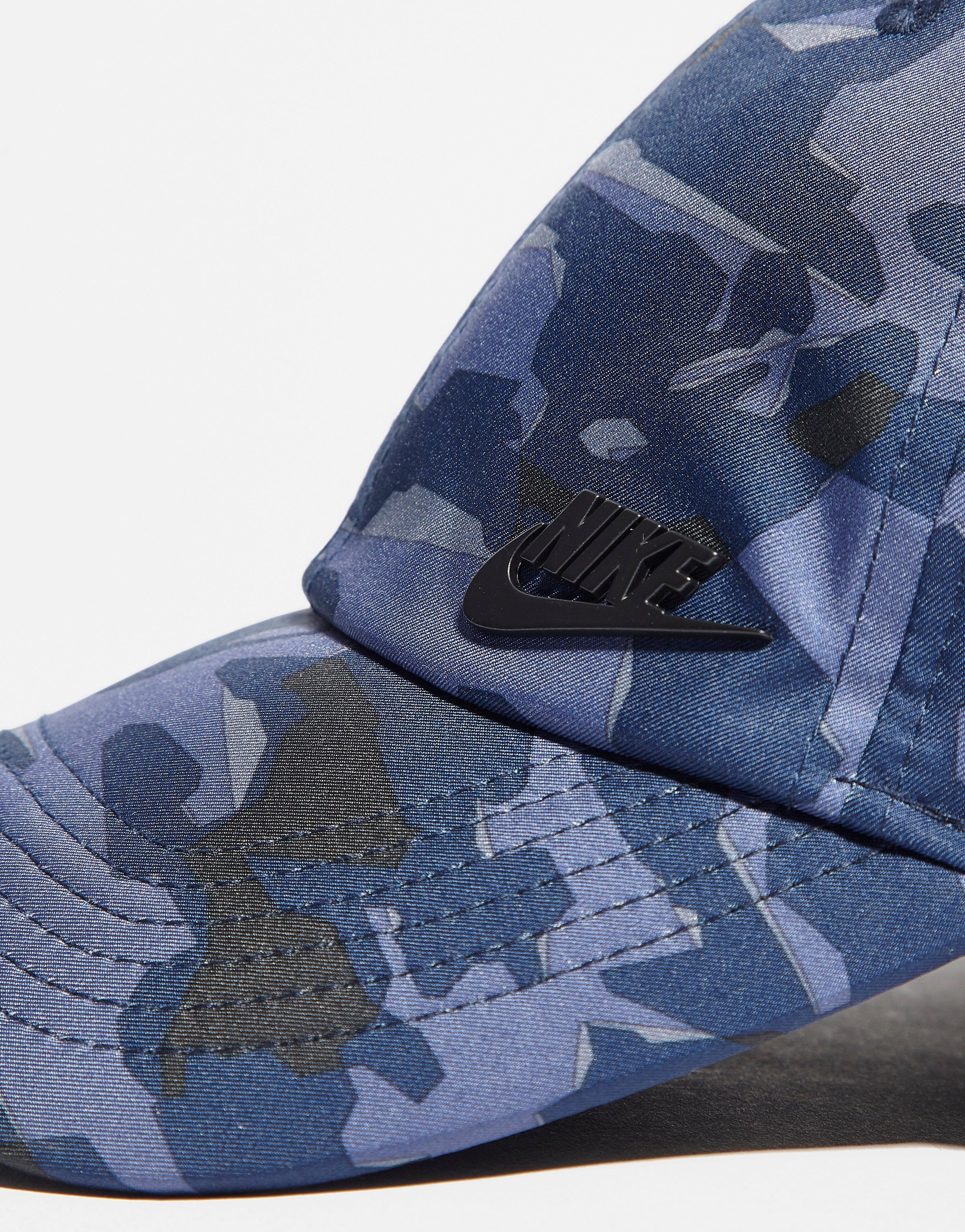 Nike Synthetic Futura Camo Cap in Blue 