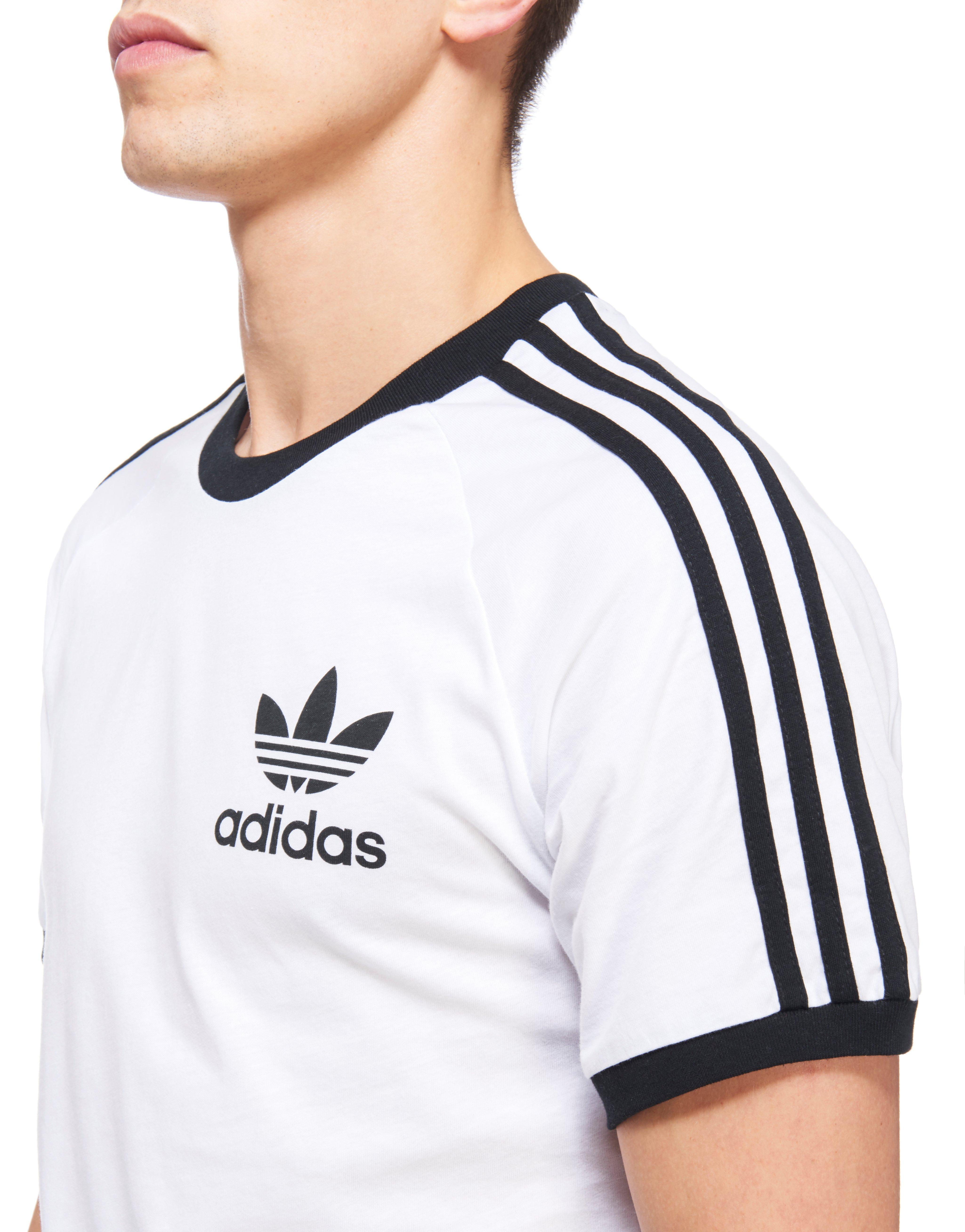 Lyst - Adidas Originals California Short Sleeve T-shirt in White for Men