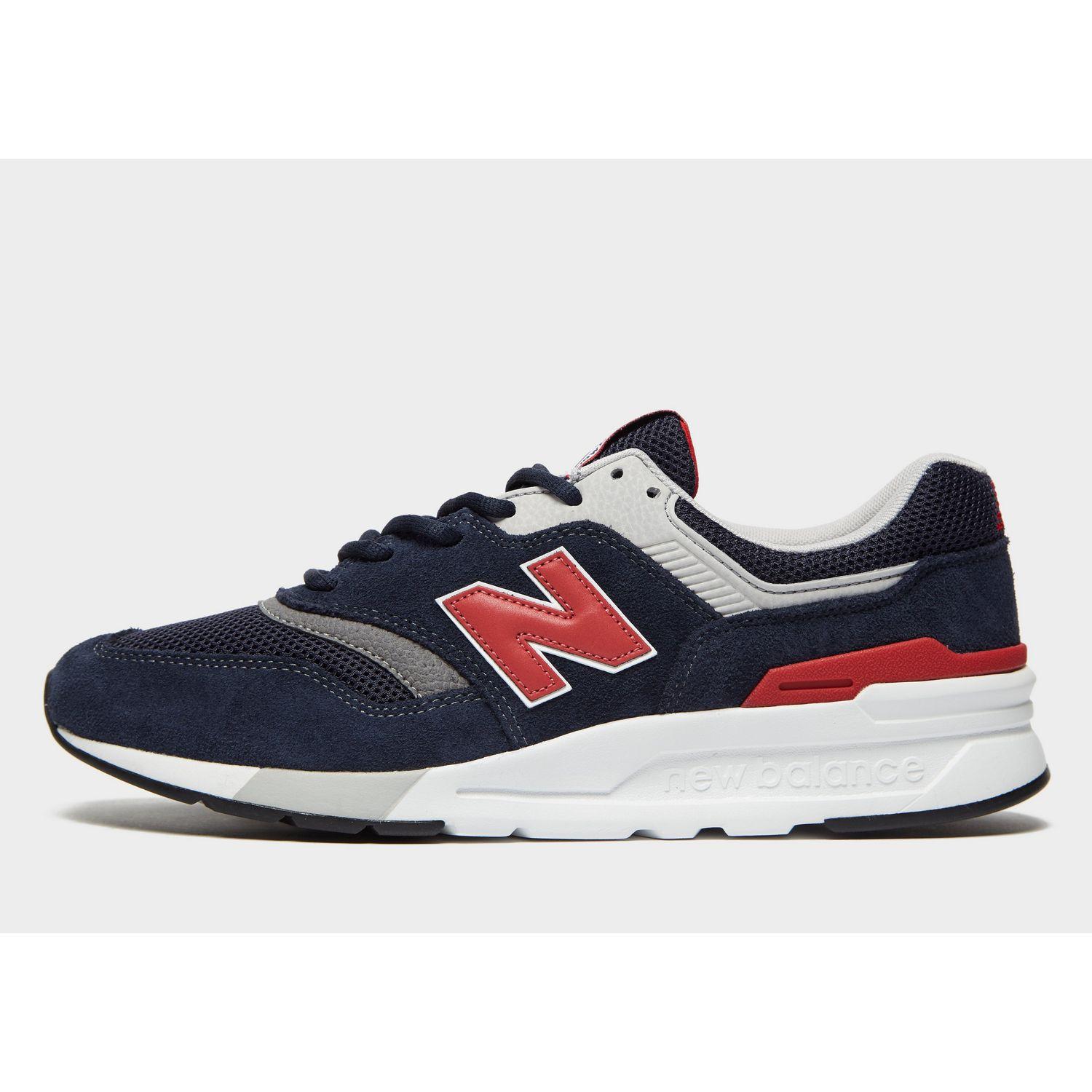 New Balance Leather 997h in Navy/Red/Grey (Blue) for Men - Lyst