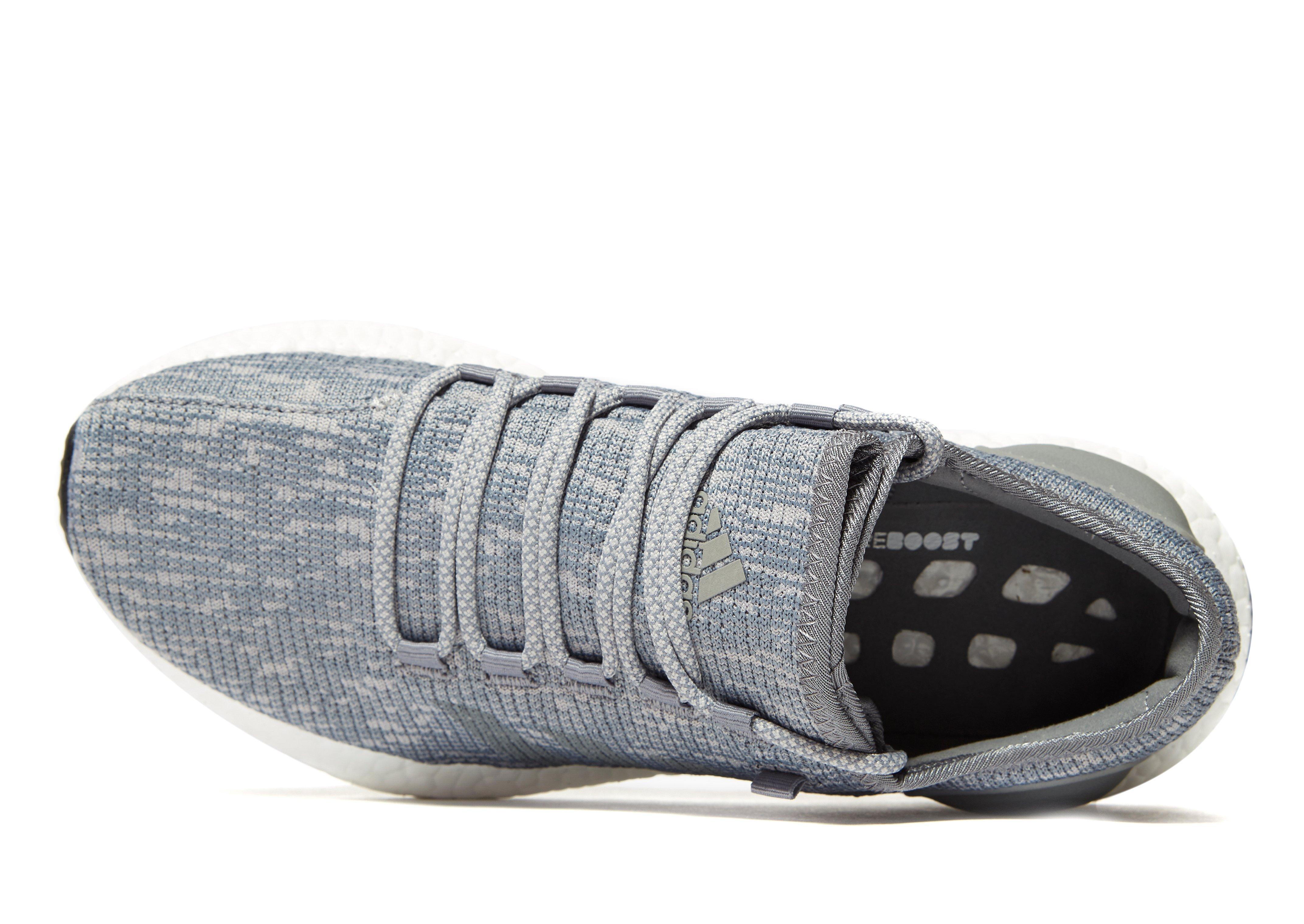 adidas Rubber Pure Boost in Grey (Gray) for Men - Lyst