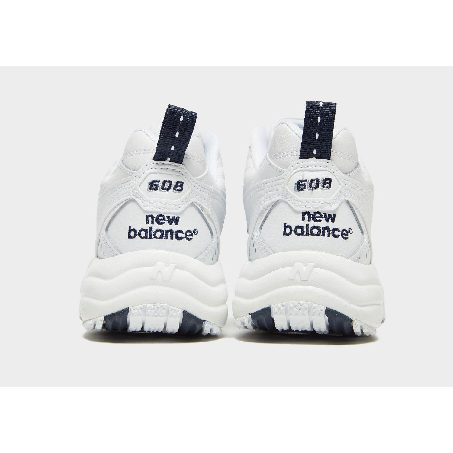New Balance Leather 608 in White/Navy (White) - Lyst