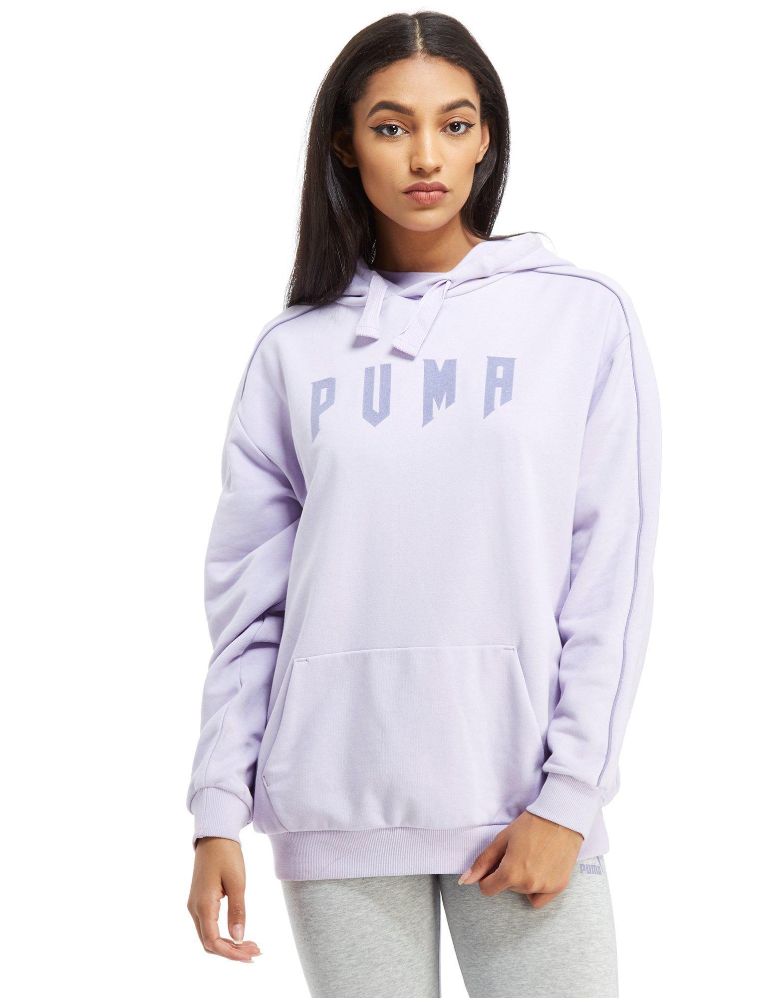 puma hoodie purple