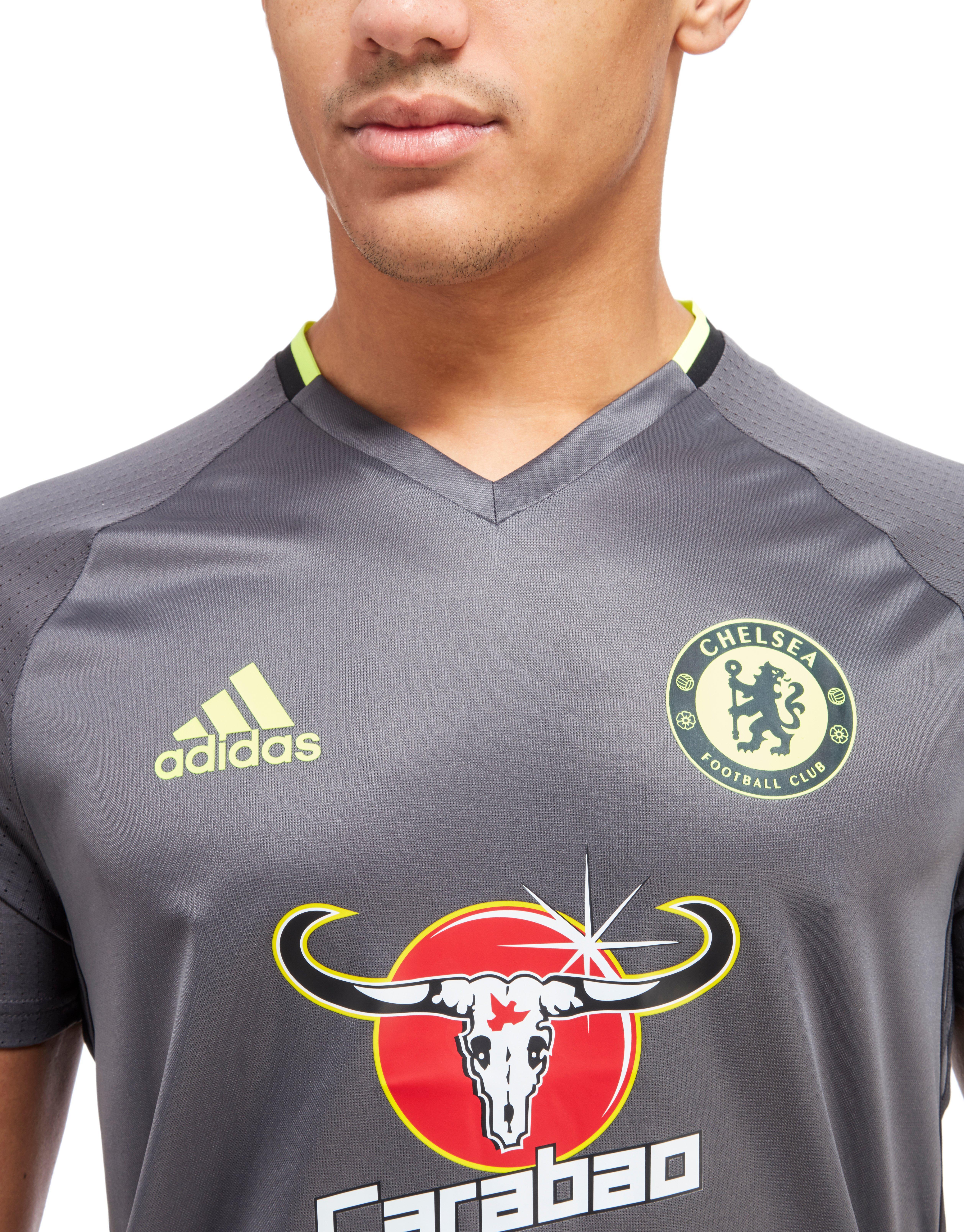 adidas Synthetic Chelsea Fc Training Jesrsey in Grey (Gray ...