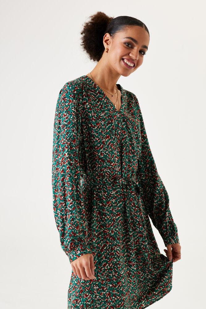 Garcia Jurk Met Print in het Groen Lyst NL