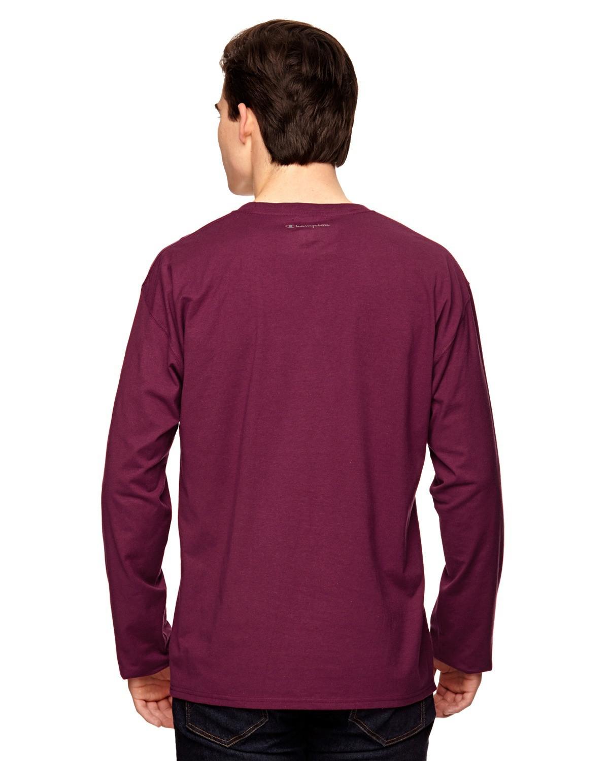 champion vapor cotton long sleeve tee