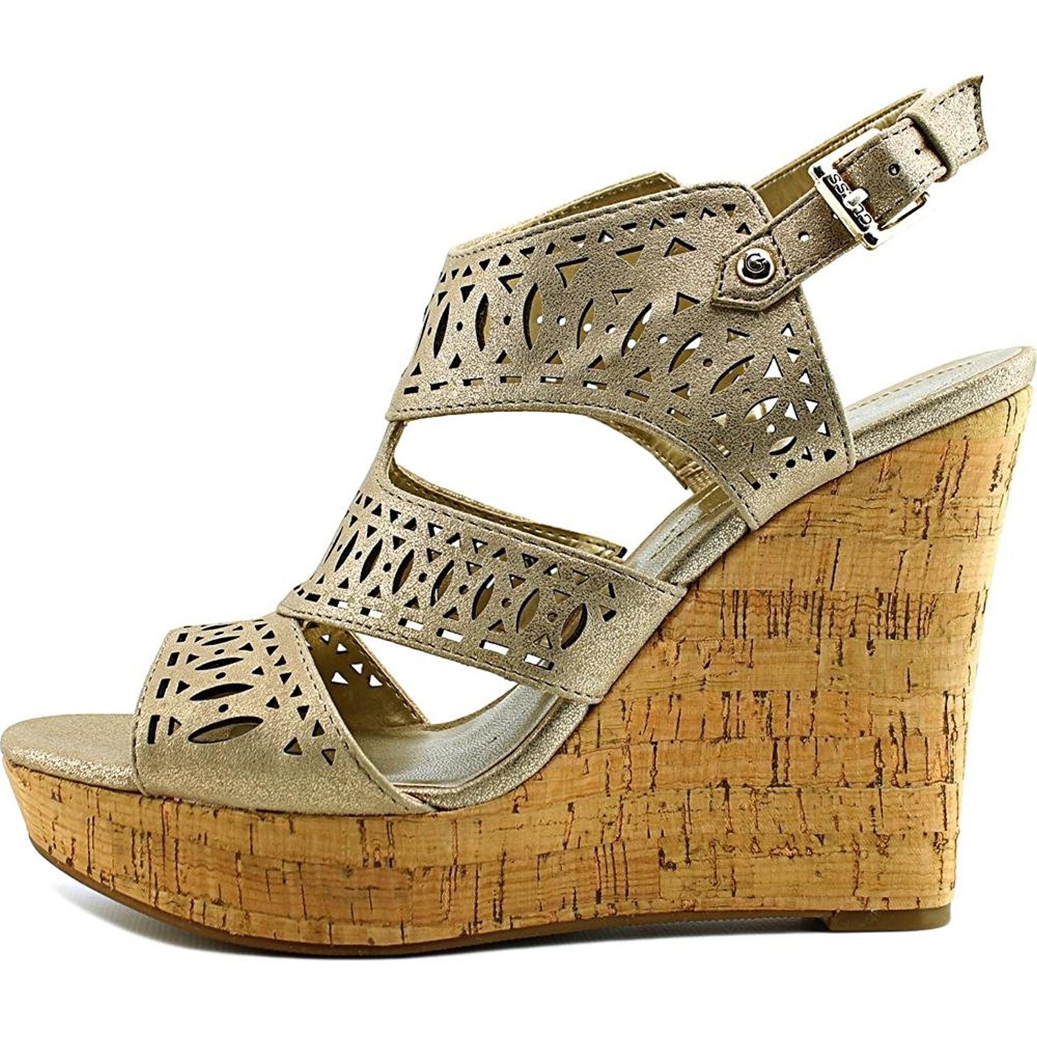 GUESS Womens Vannora Open Toe Casual Platform Sandals GUESS Womens Vannora Open Toe Casual Platform Sandals