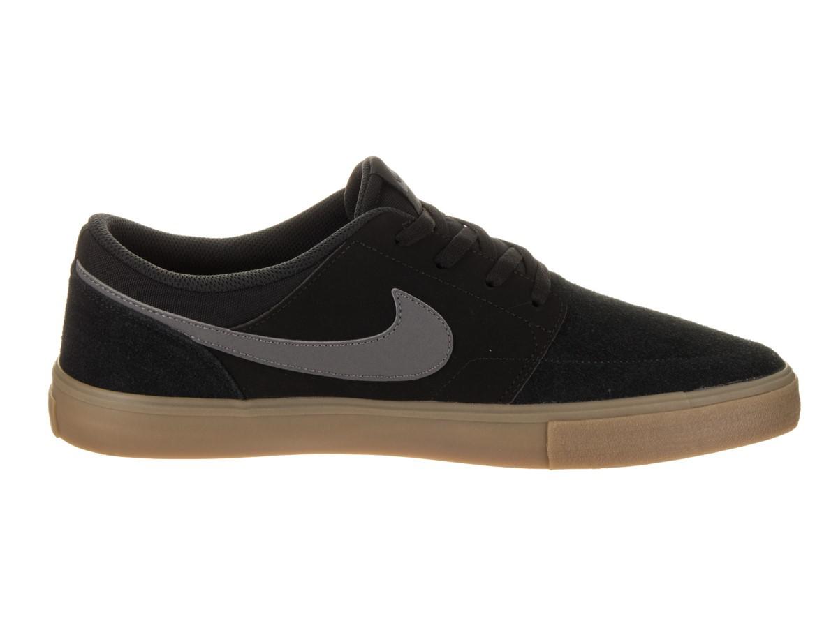 Portmore 2 Solar Skate Shoes BlackDark Grey Portmore 2 Solar Skate Shoes BlackDark Grey