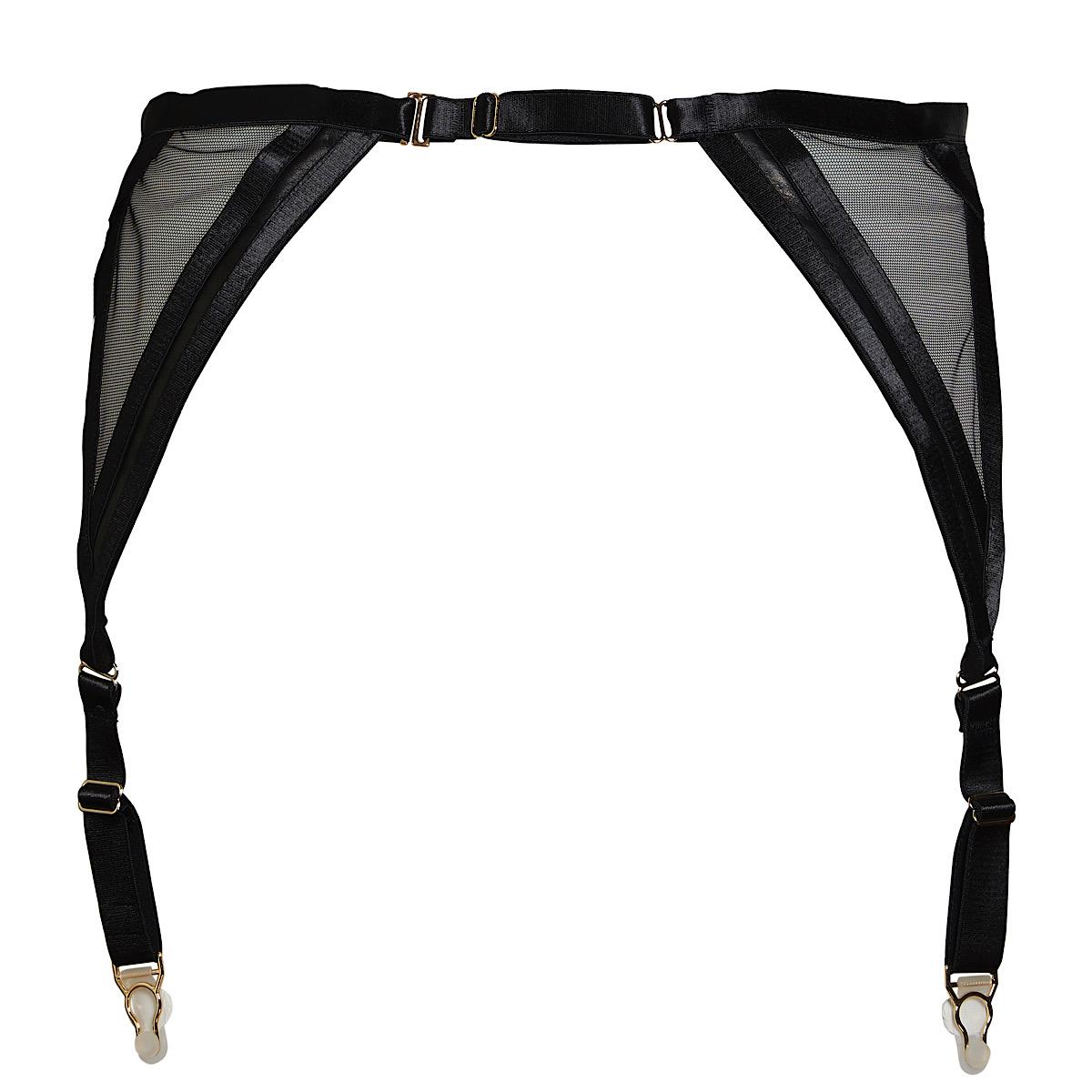 leather suspender belt