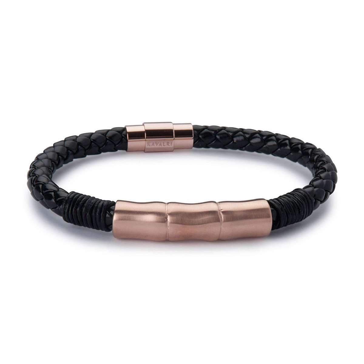 Kavalri Multicolor Leather Jawbone Bracelets Rose Gold Kavalri Multicolor Leather Jawbone Bracelets Rose Gold