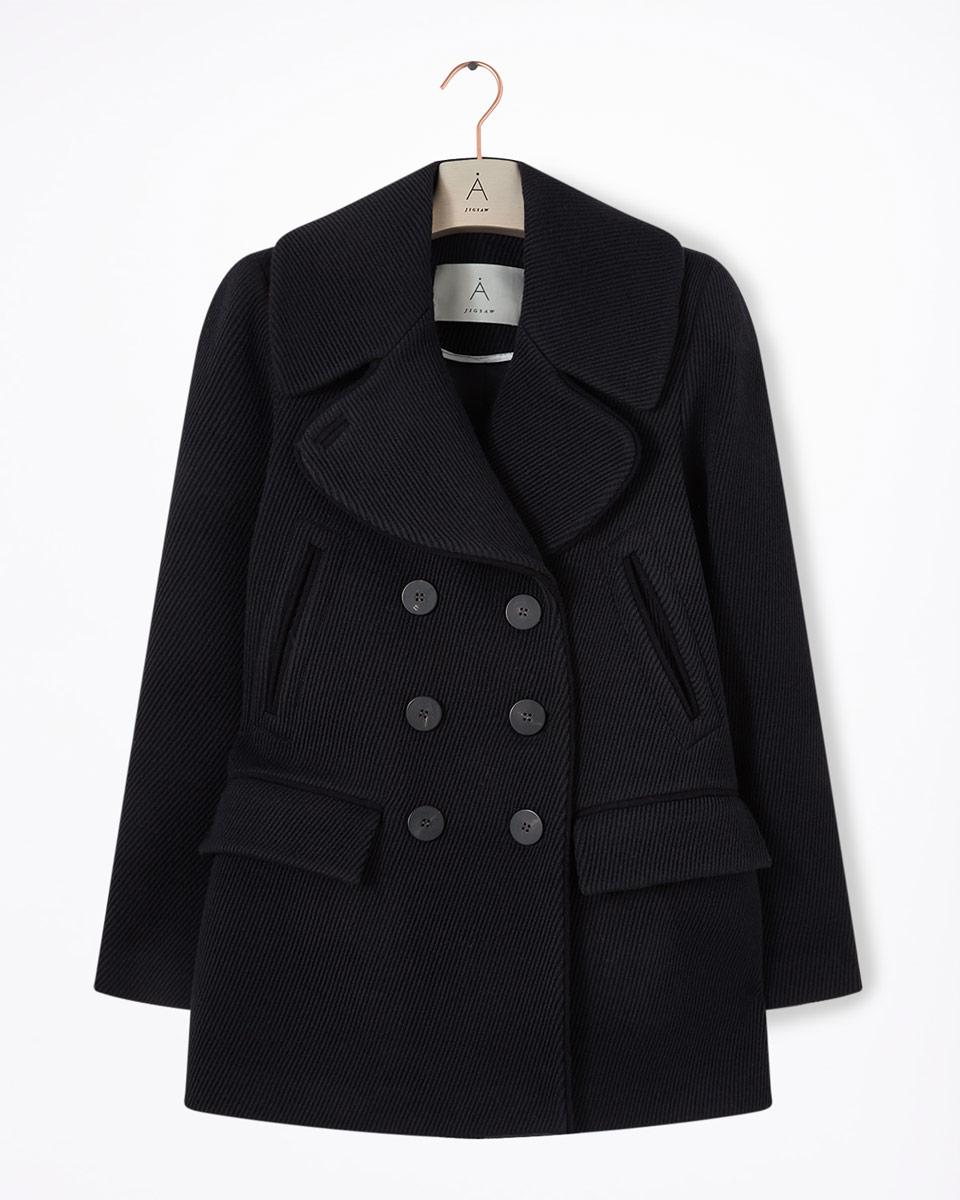 jigsaw peacoat