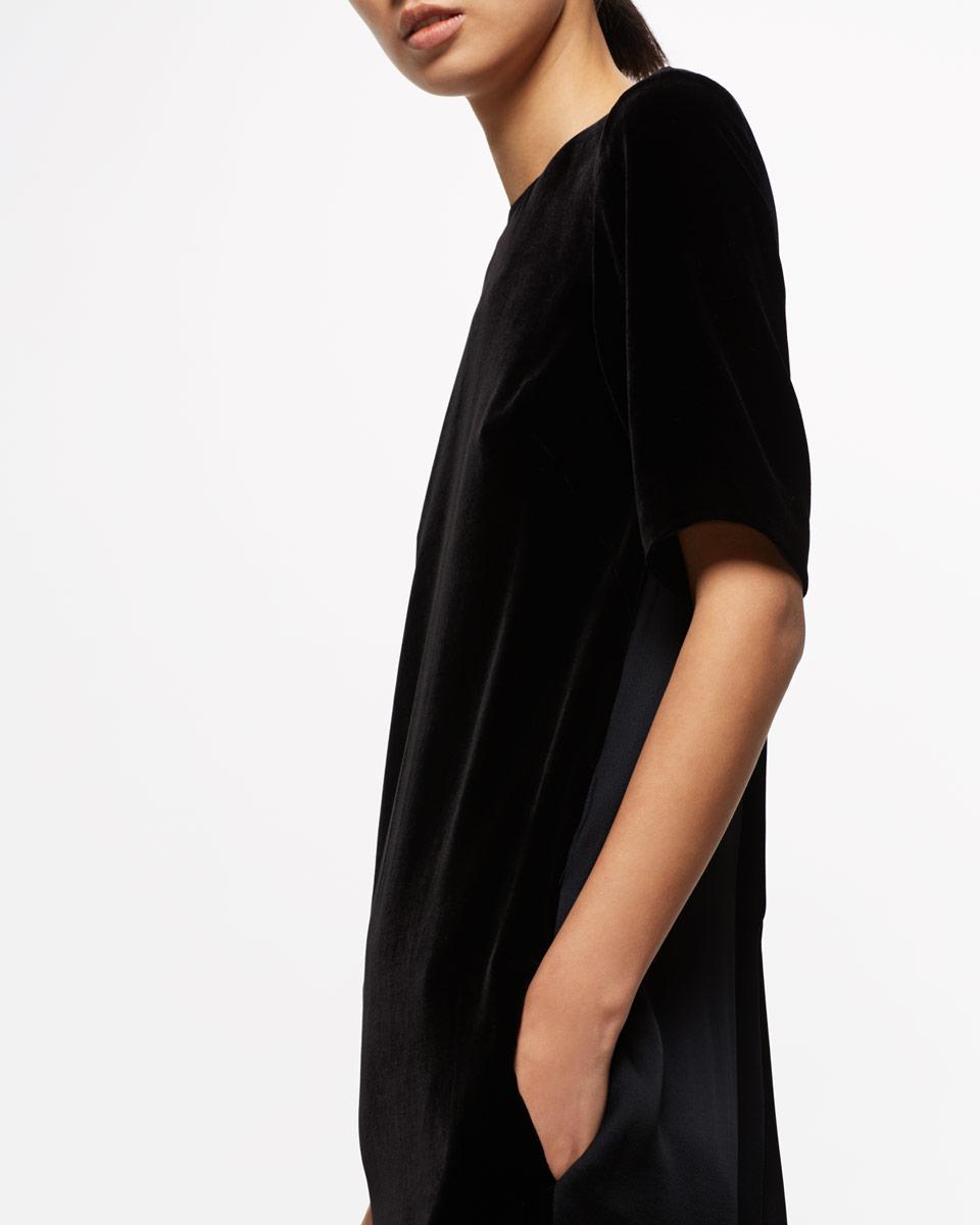 jigsaw velvet tunic dress