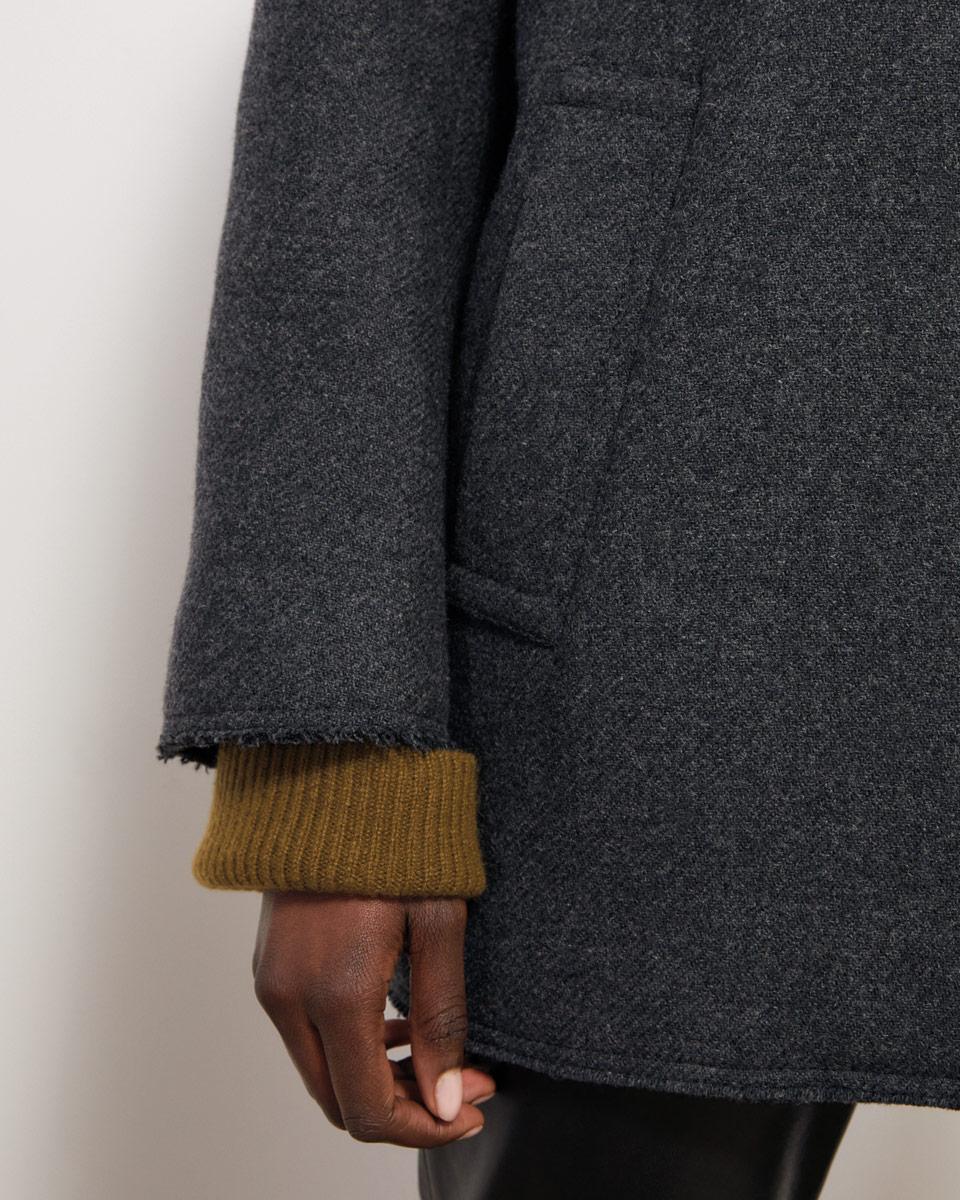 jigsaw double knit raw edge jacket