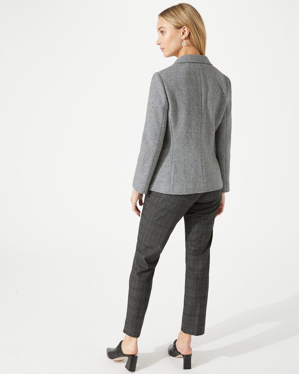 jigsaw double knit raw edge jacket